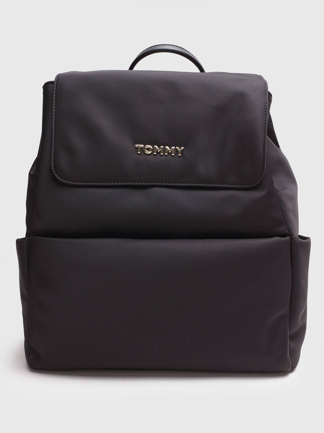 Mochila Con Solapa Negro Tommy Hilfiger-0