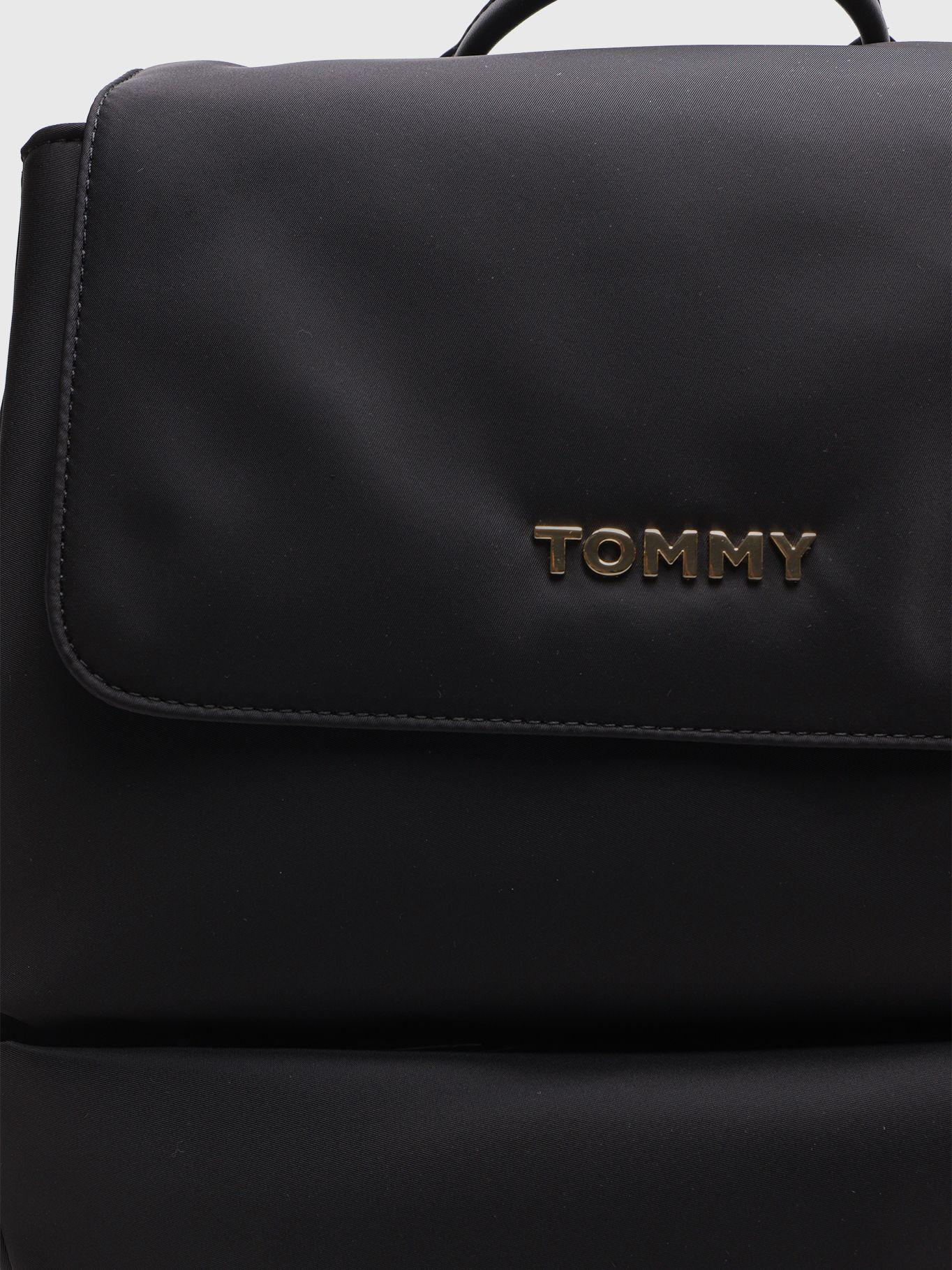 Mochila Con Solapa Negro Tommy Hilfiger-3