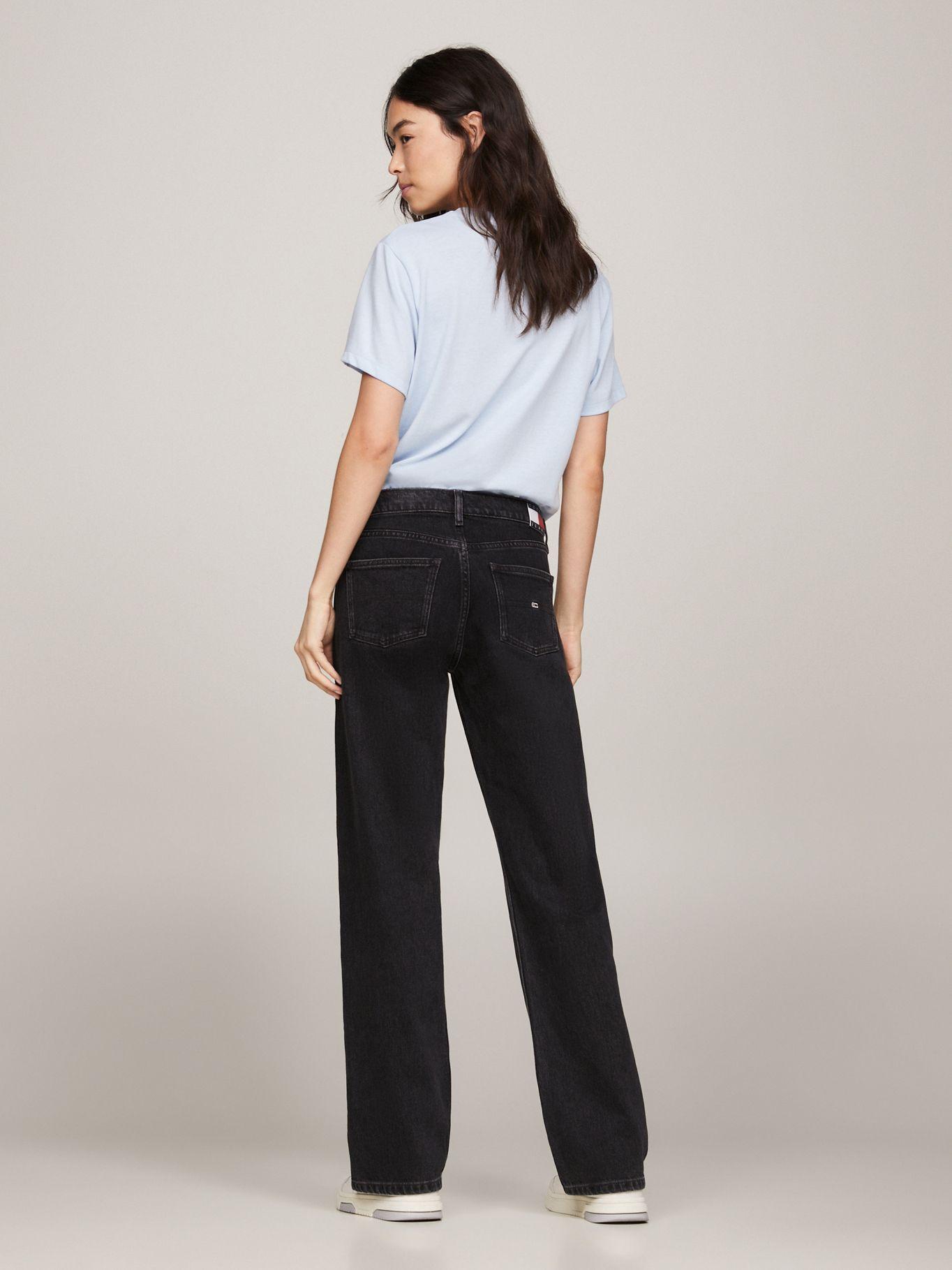 JEANS STRAIGHT TALLE BAJO NEGRO TOMMY JEANS-2