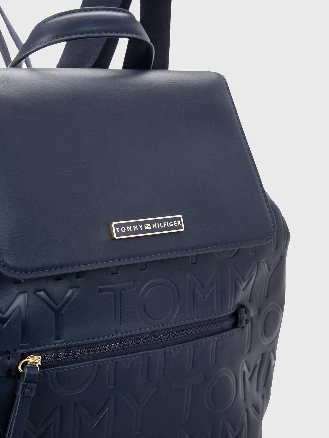 Mochila Flap Irene Azul Tommy Hilfiger-2