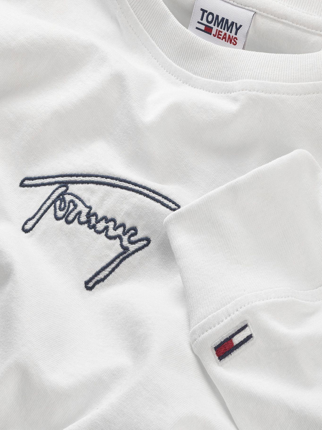 Polera Clásica Signature Logo Blanco Tommy Hilfiger-2
