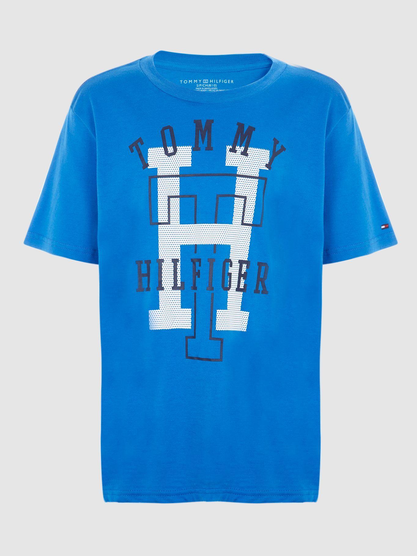 Polera Hilly Graphic Logo 451 Azul Tommy Hilfiger-0