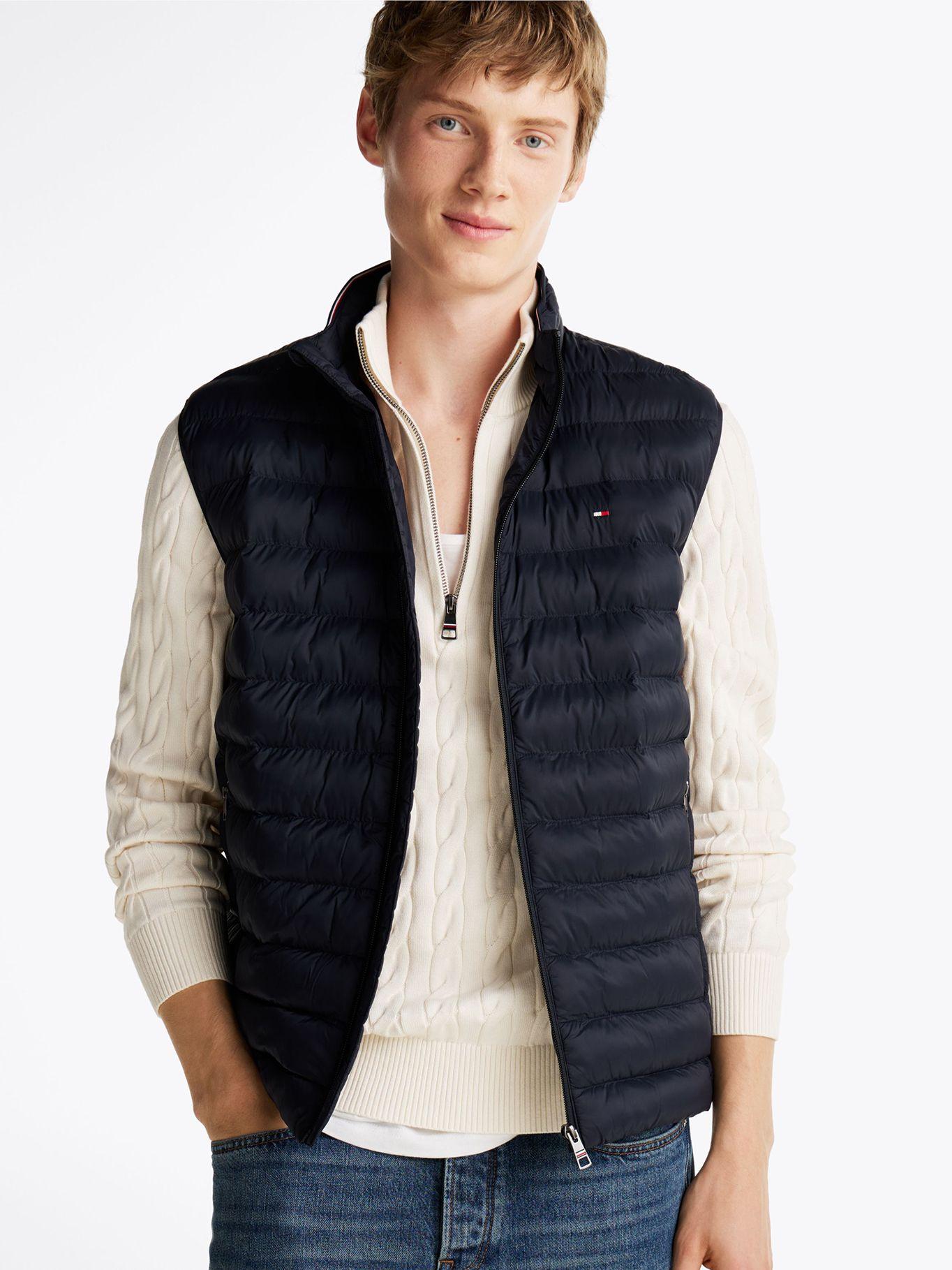Parka Vest Plegable Repelente Agua Azul Tommy Hilfiger-0