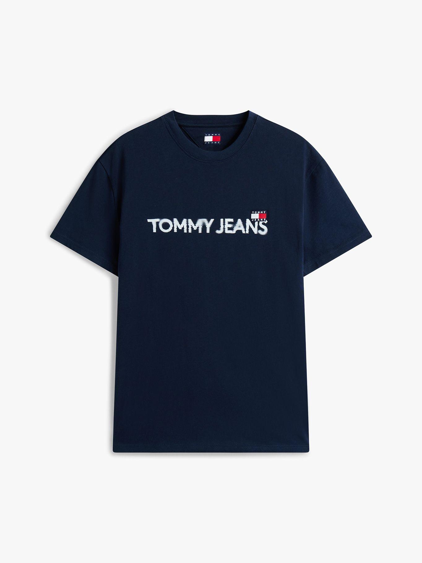 Polera Con Logo De Parche Azul C1G Tommy Jeans-4