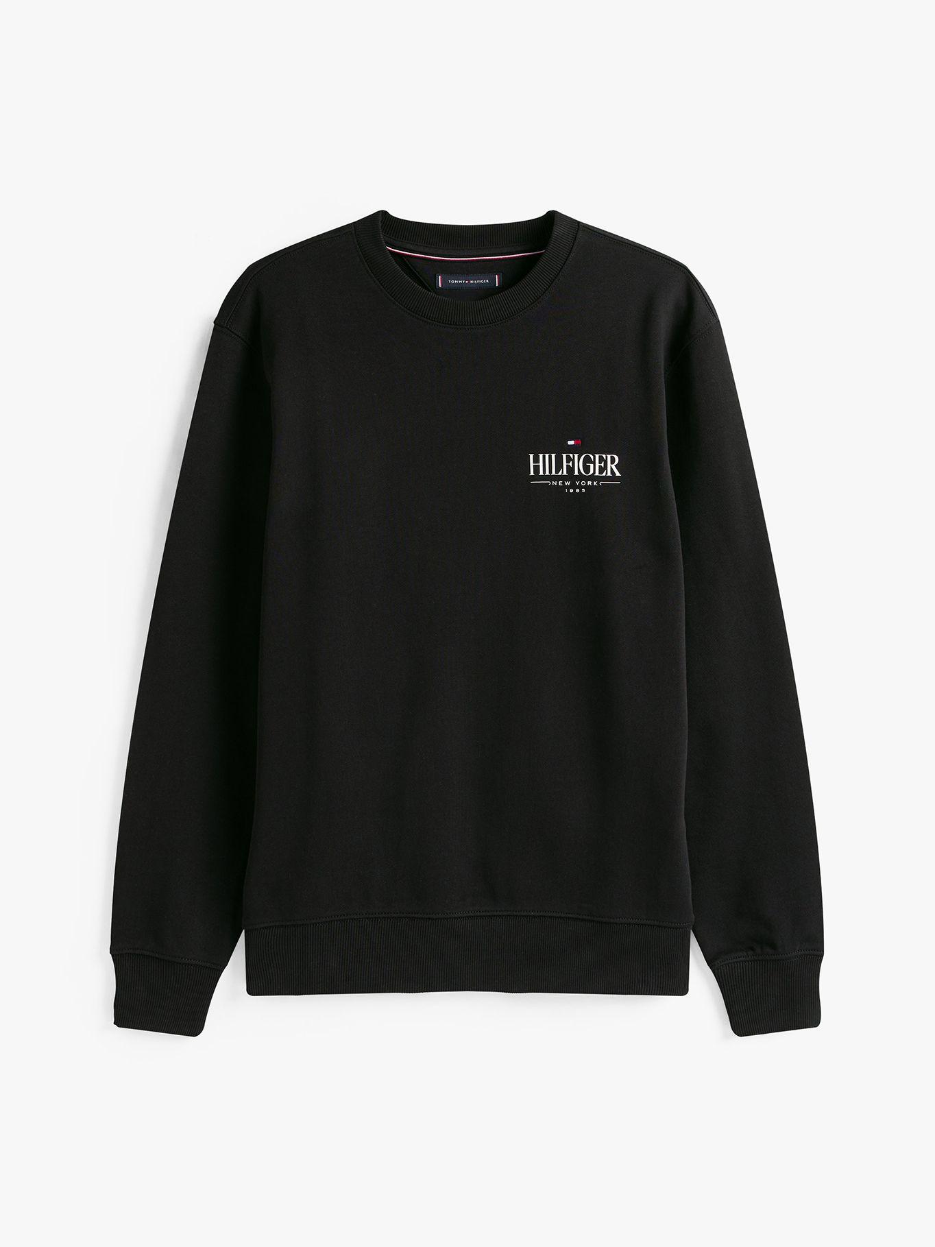 Polerón Stacked Con Logo Negro BDS Tommy Hilfiger-4