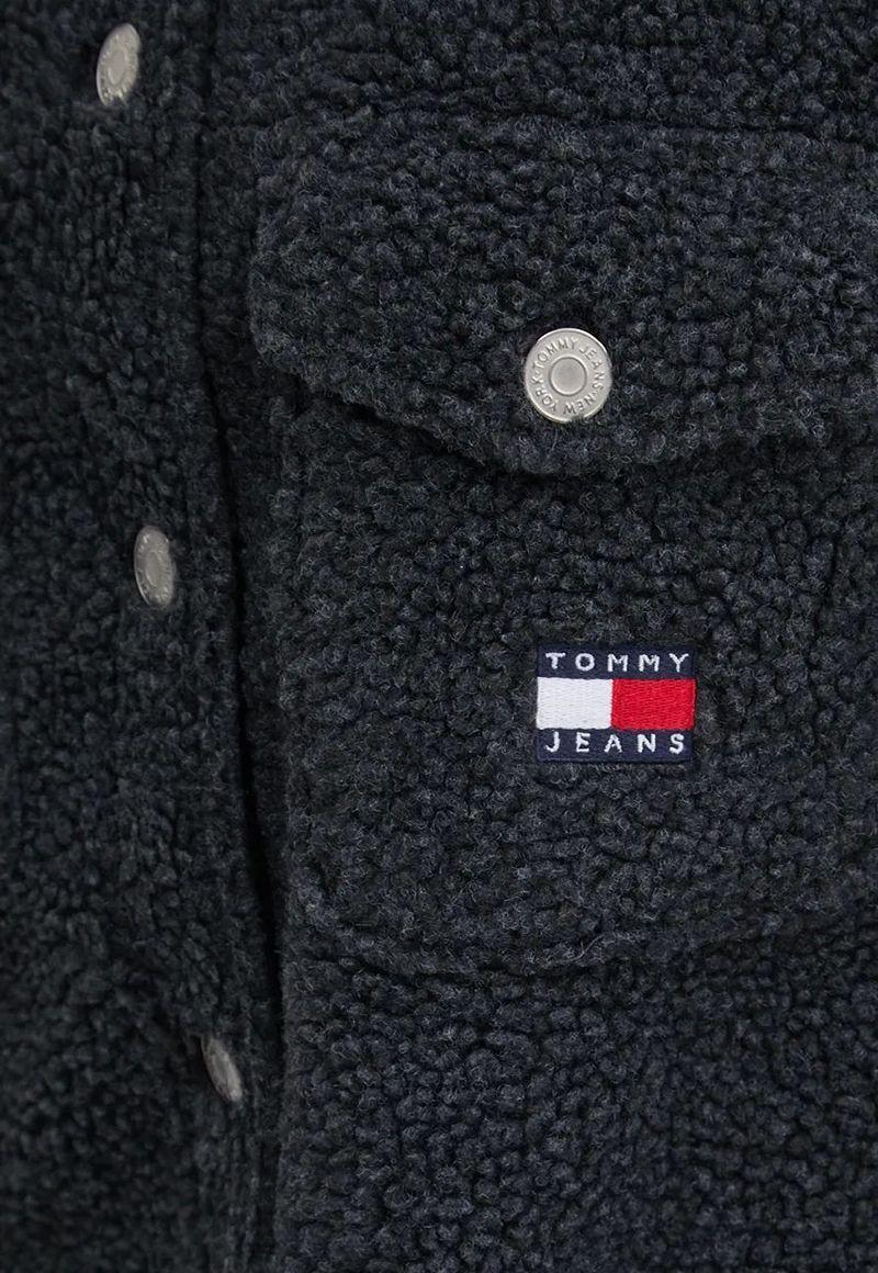 Sobrecamisa Teddy Con Logo Negro Tommy Hilfiger-4