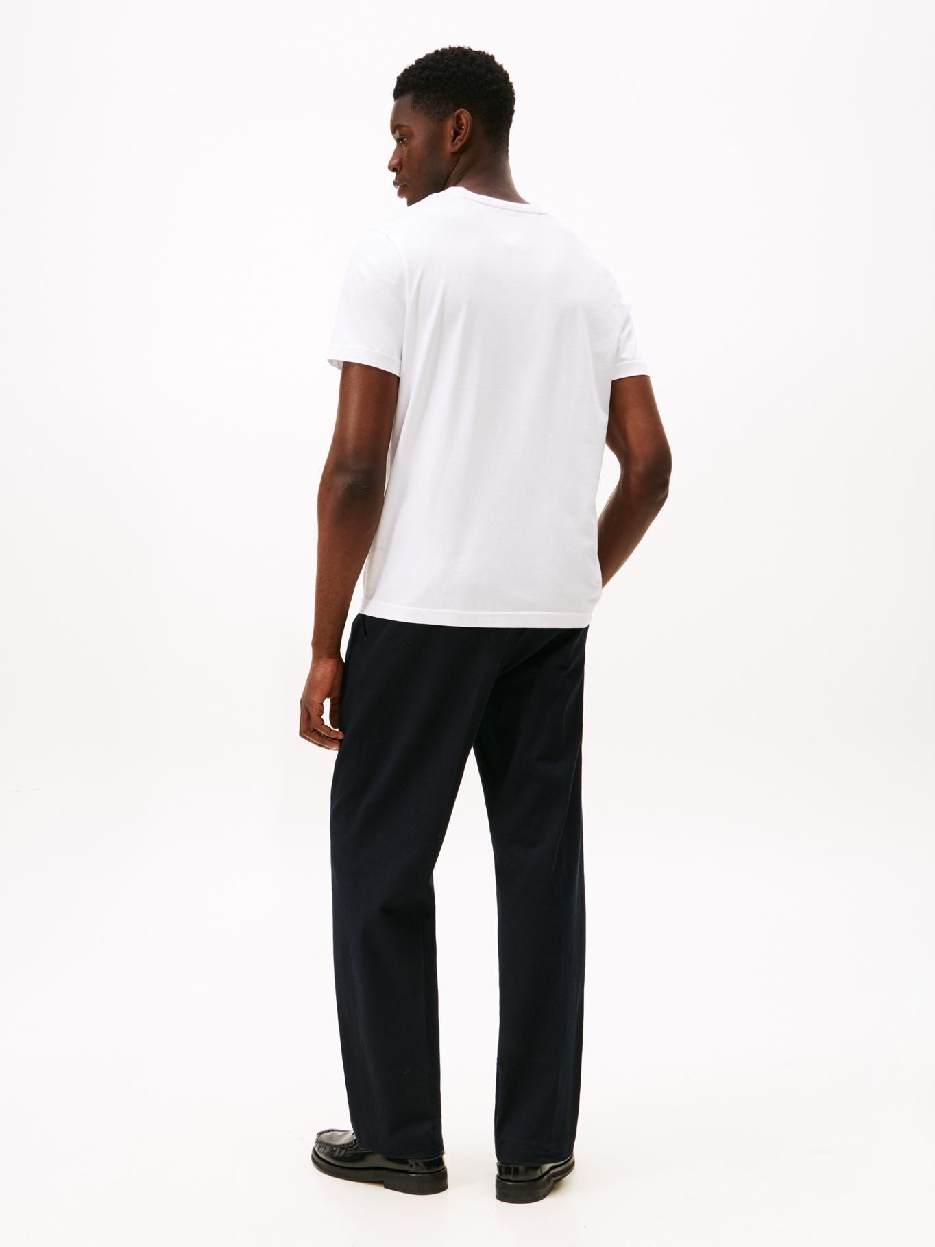 Polera Logo Crest Regular Fit Blanco Tommy Hilfiger-2