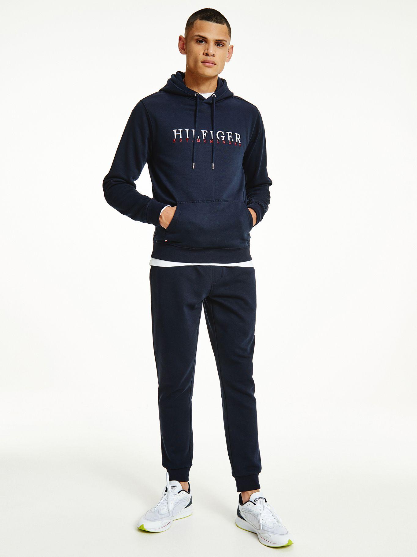 Polerón Hoodie Signature Azul Tommy Hilfiger-0