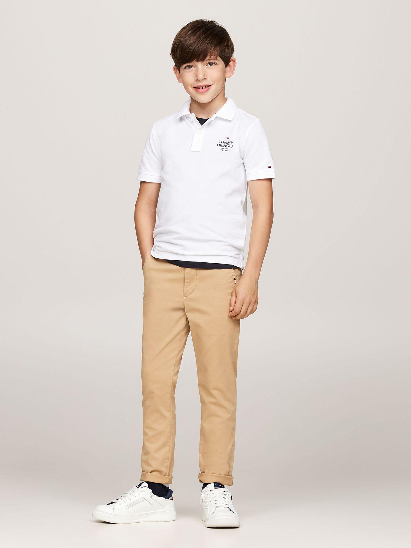 Polo Con Logo Regular Fit Blanco Tommy Hilfiger-1