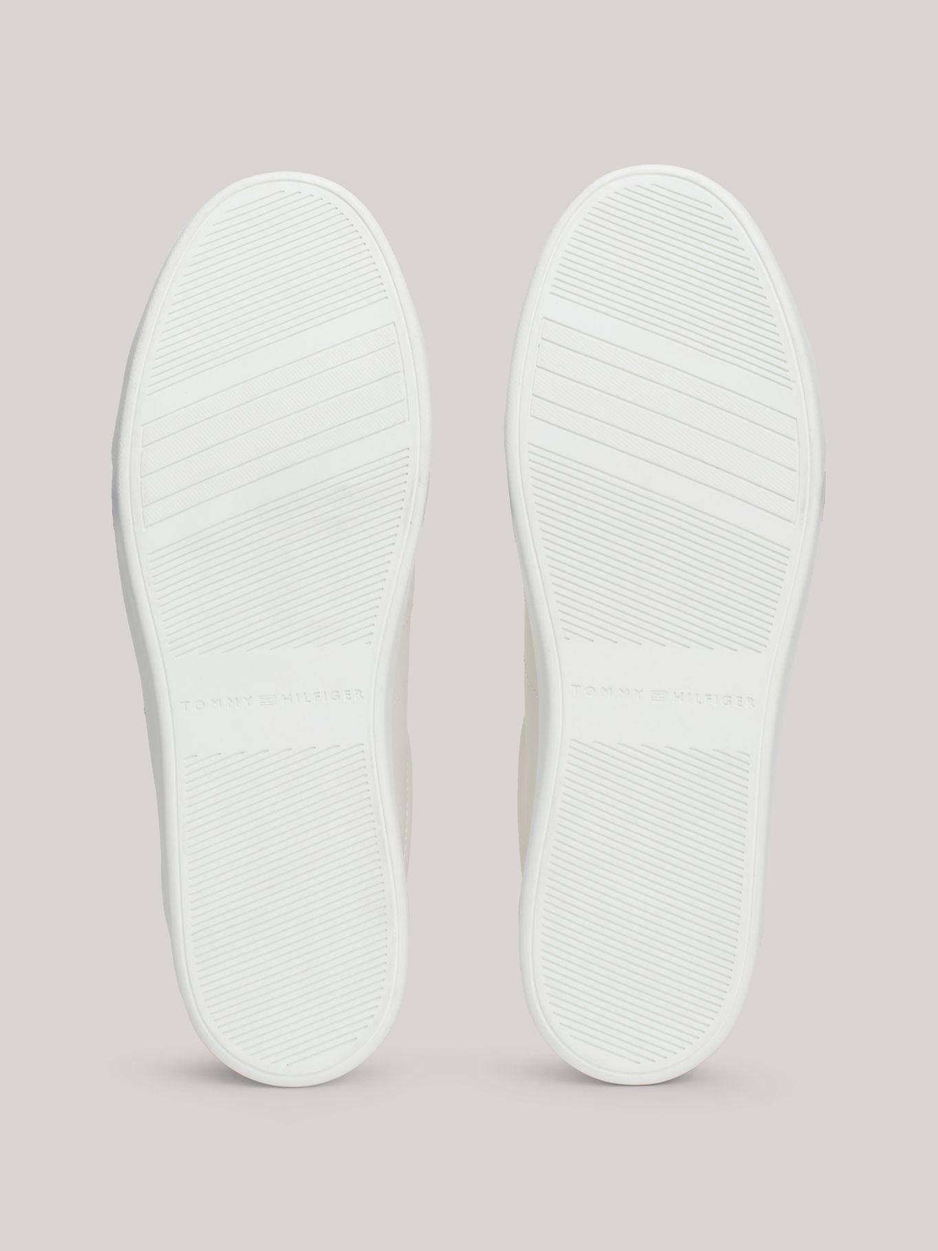 Zapatillas De Cuero Monogram Blanco Tommy Hilfiger-3