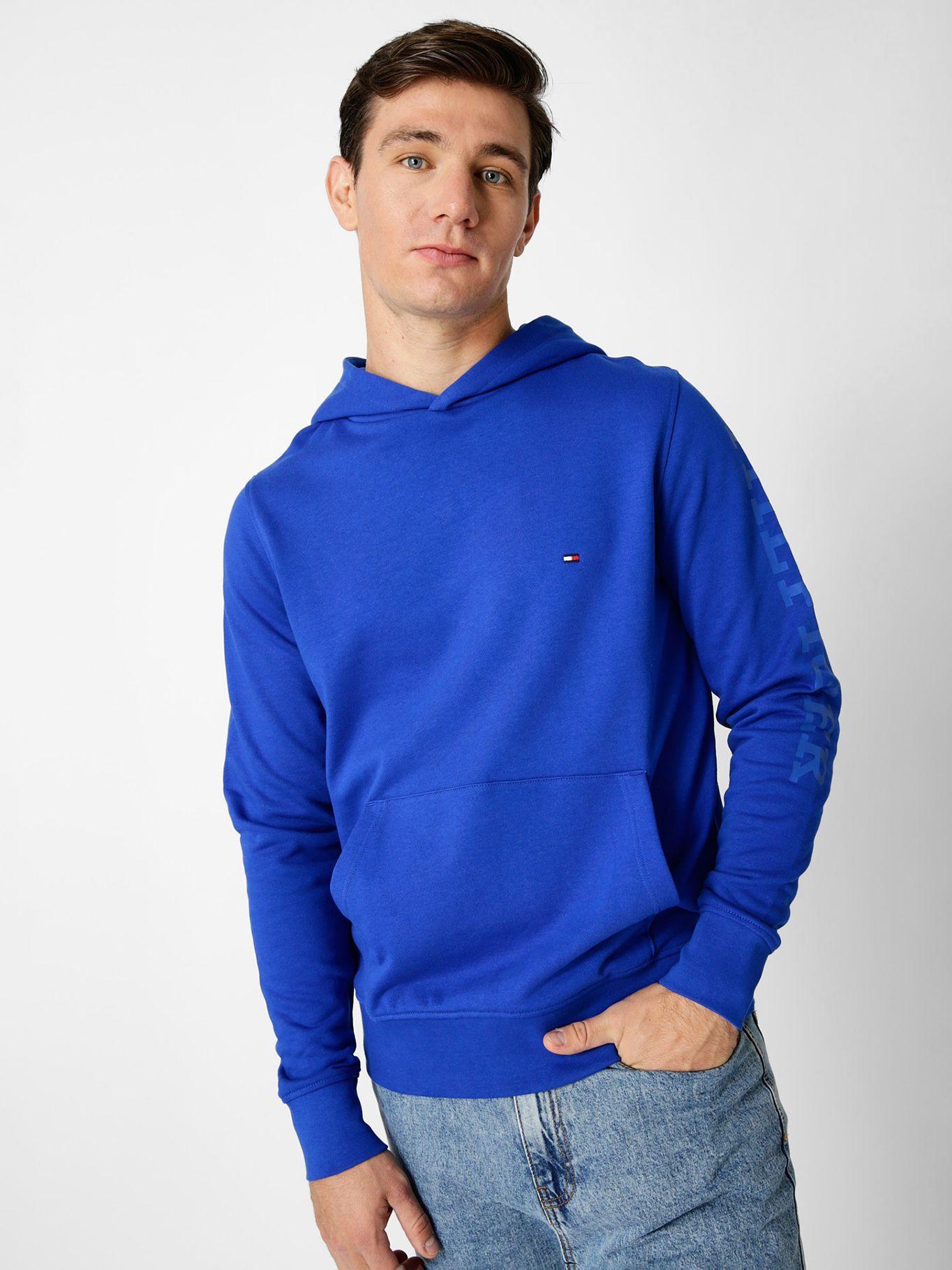Polerón Hoodie Monotype Logo Azul Tommy Hilfiger-3