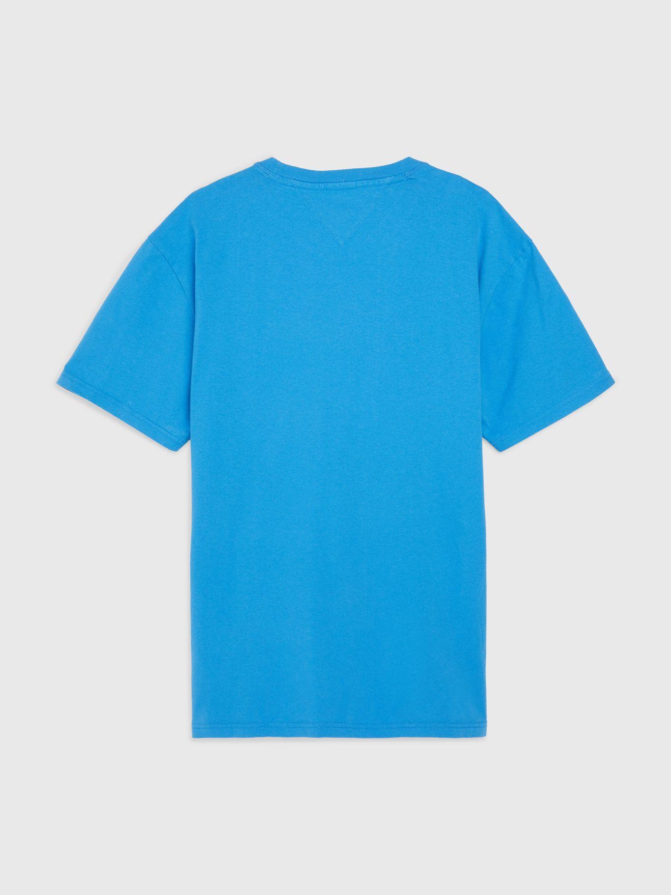 Polera Pop Logo Flag Turquesa Tommy Hilfiger-1