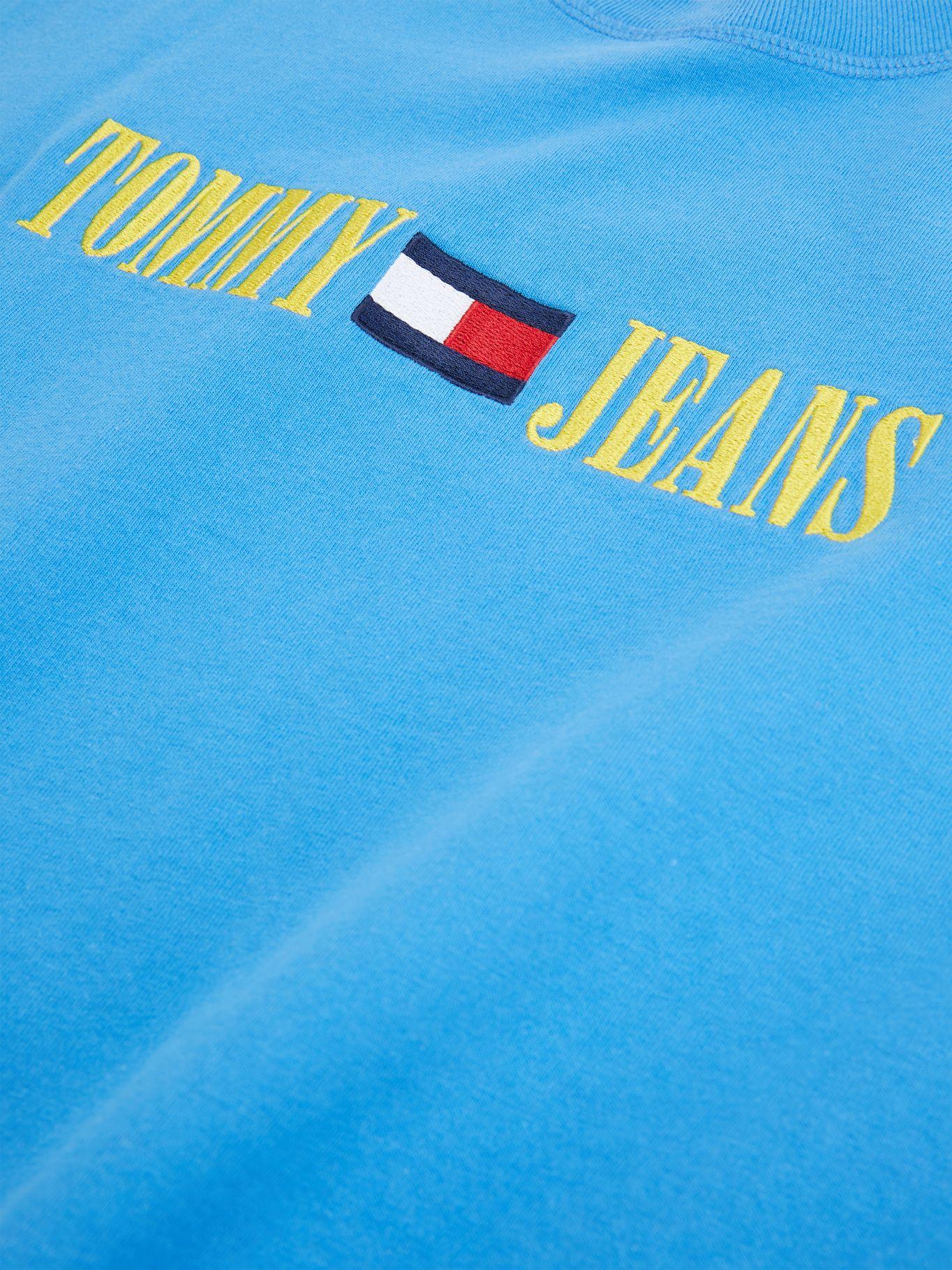 Polera Pop Logo Flag Turquesa Tommy Hilfiger-2