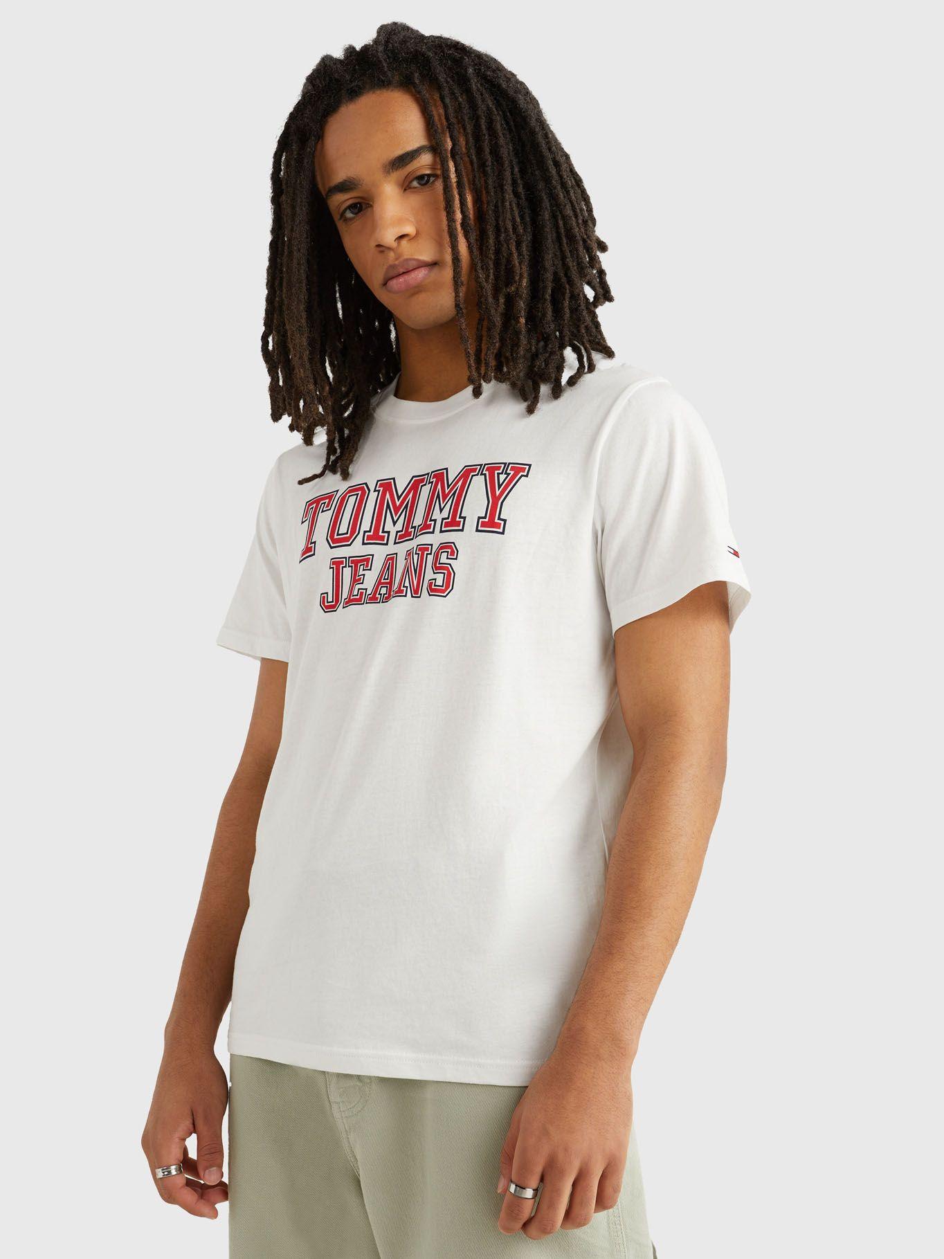 Polera Essential Front Logo Blanco Tommy Jeans-0