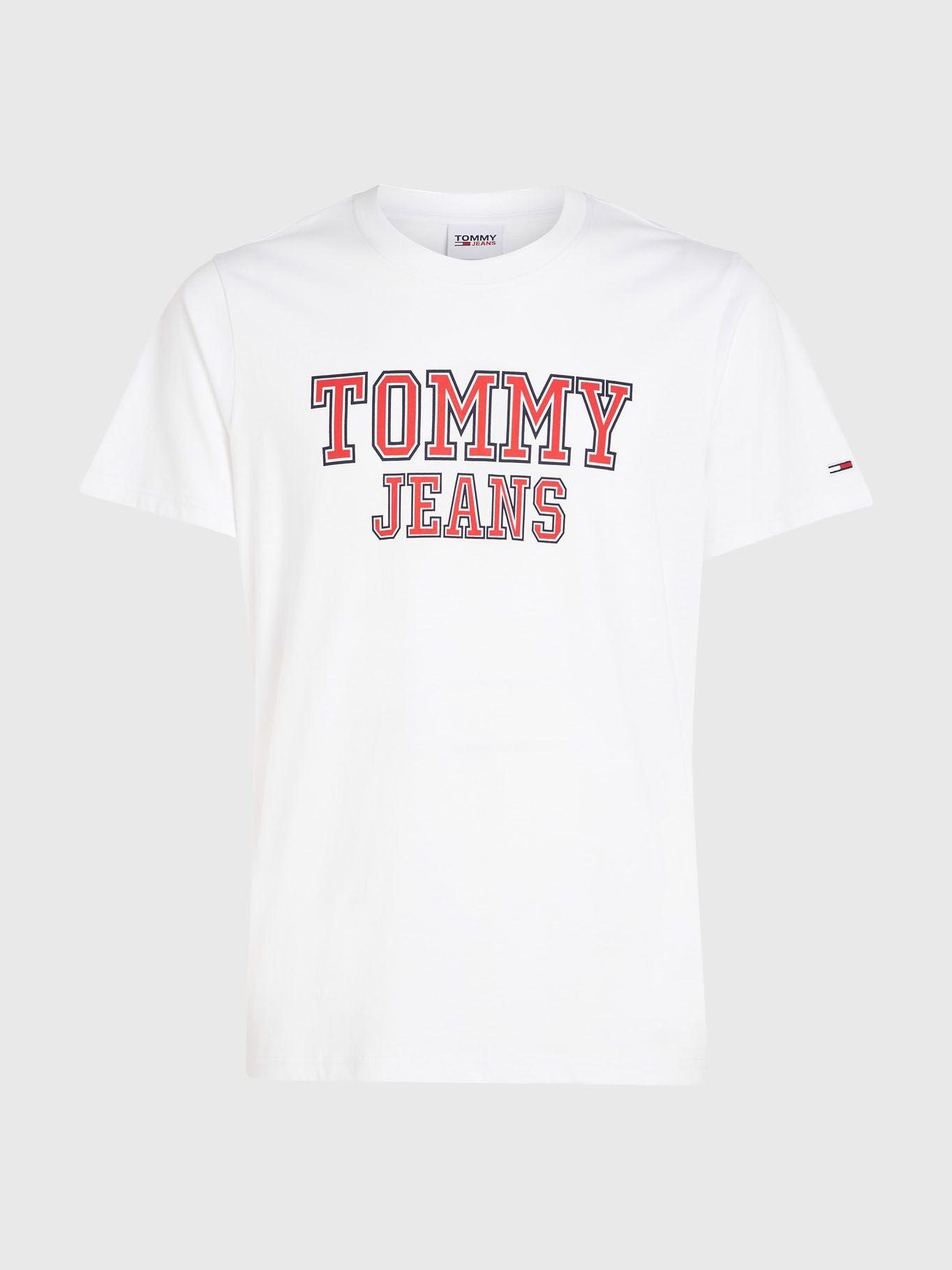 Polera Essential Front Logo Blanco Tommy Jeans-4