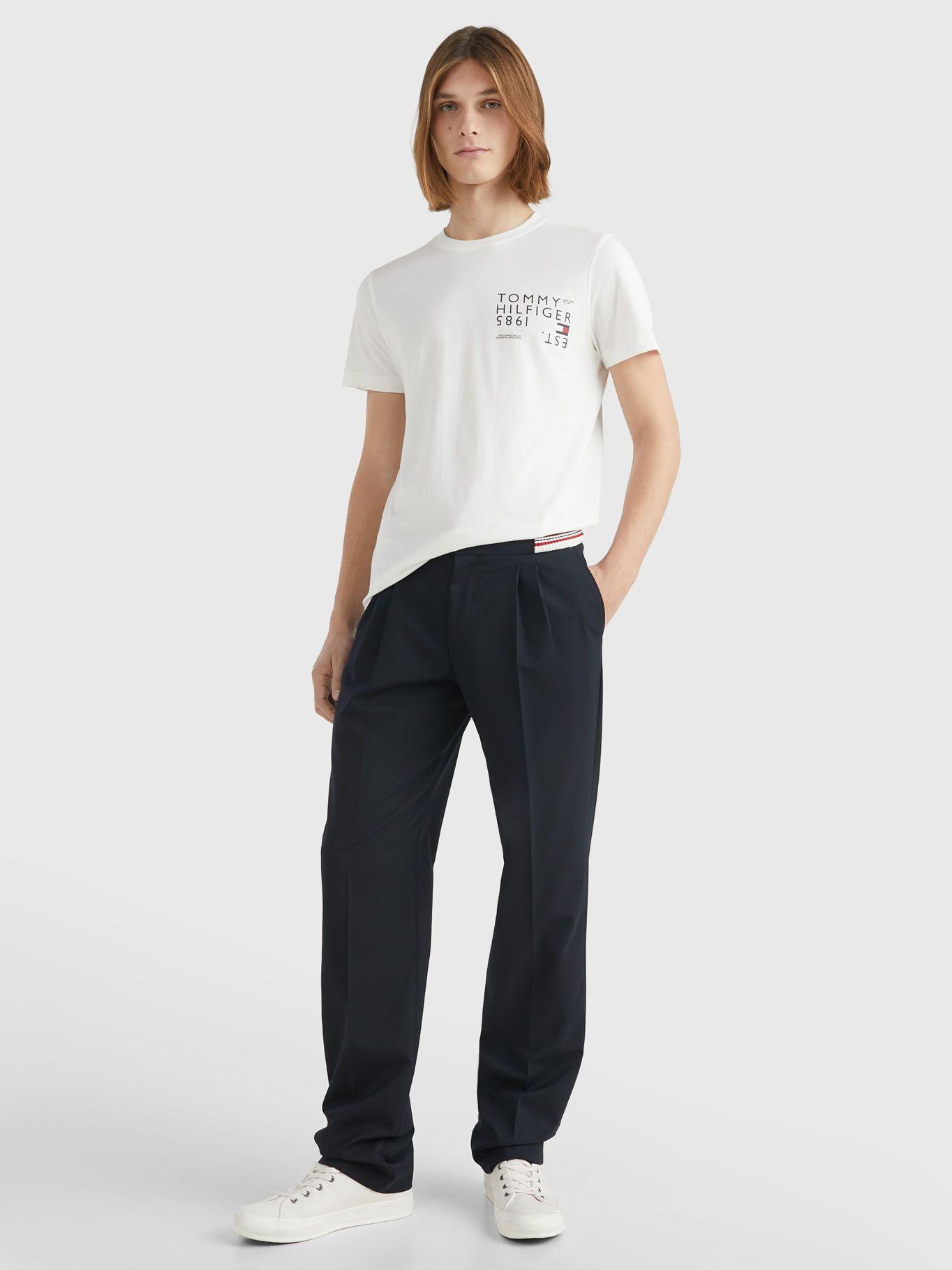 Polera Brand Love Back Slim Fit Blanco Tommy Hilfiger-1