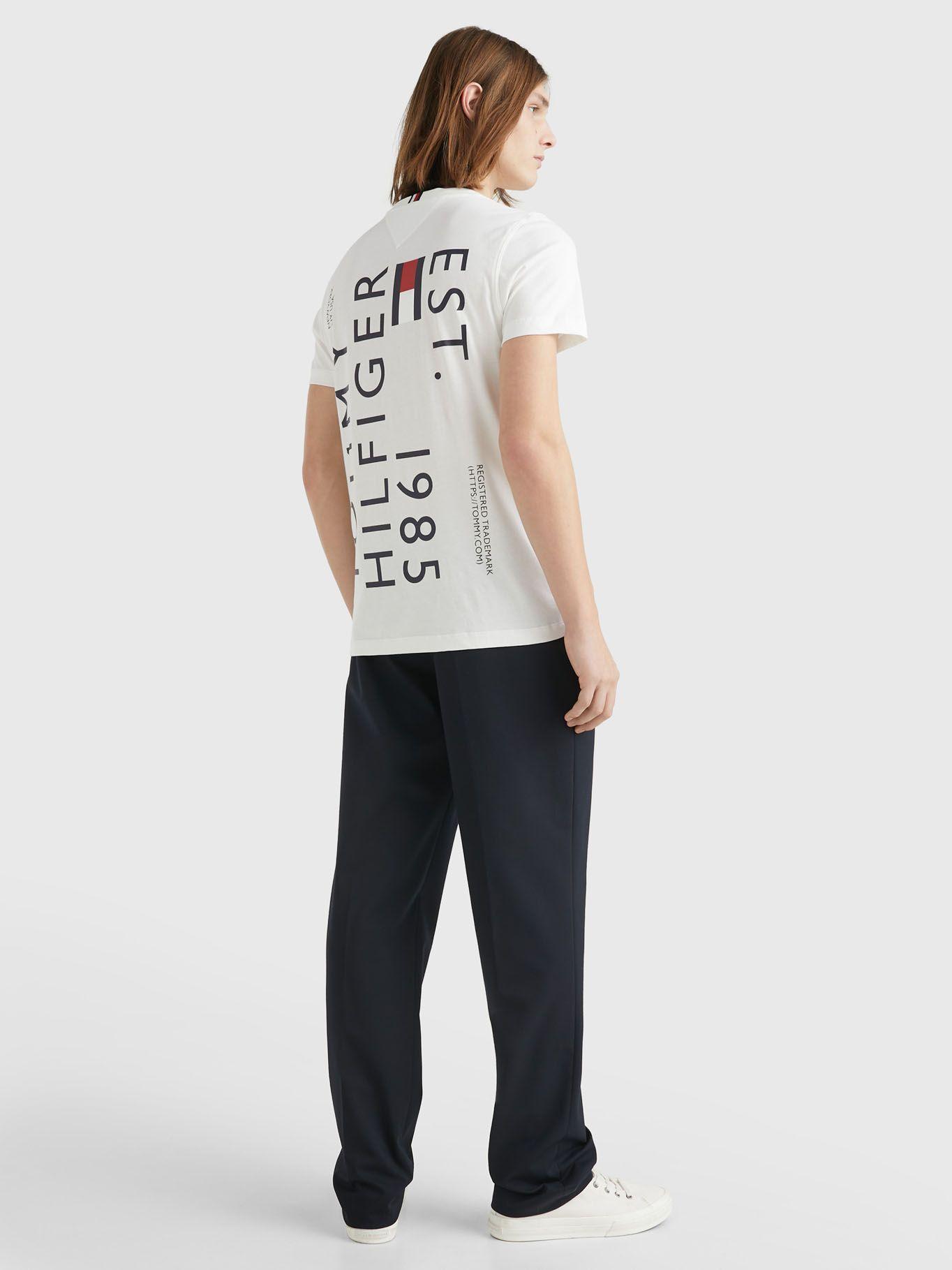 Polera Brand Love Back Slim Fit Blanco Tommy Hilfiger-2