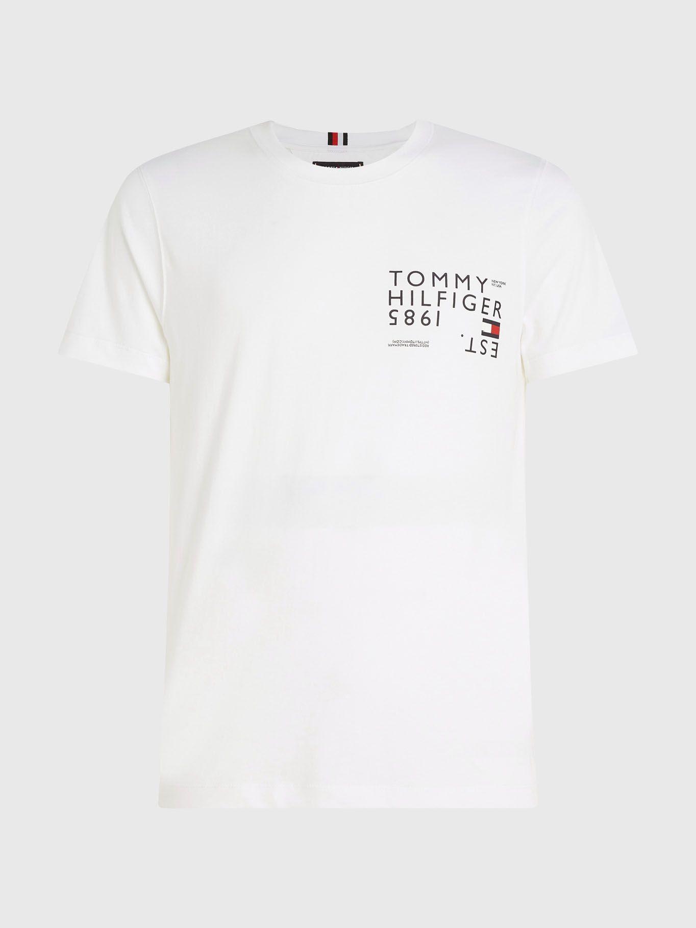 Polera Brand Love Back Slim Fit Blanco Tommy Hilfiger-4