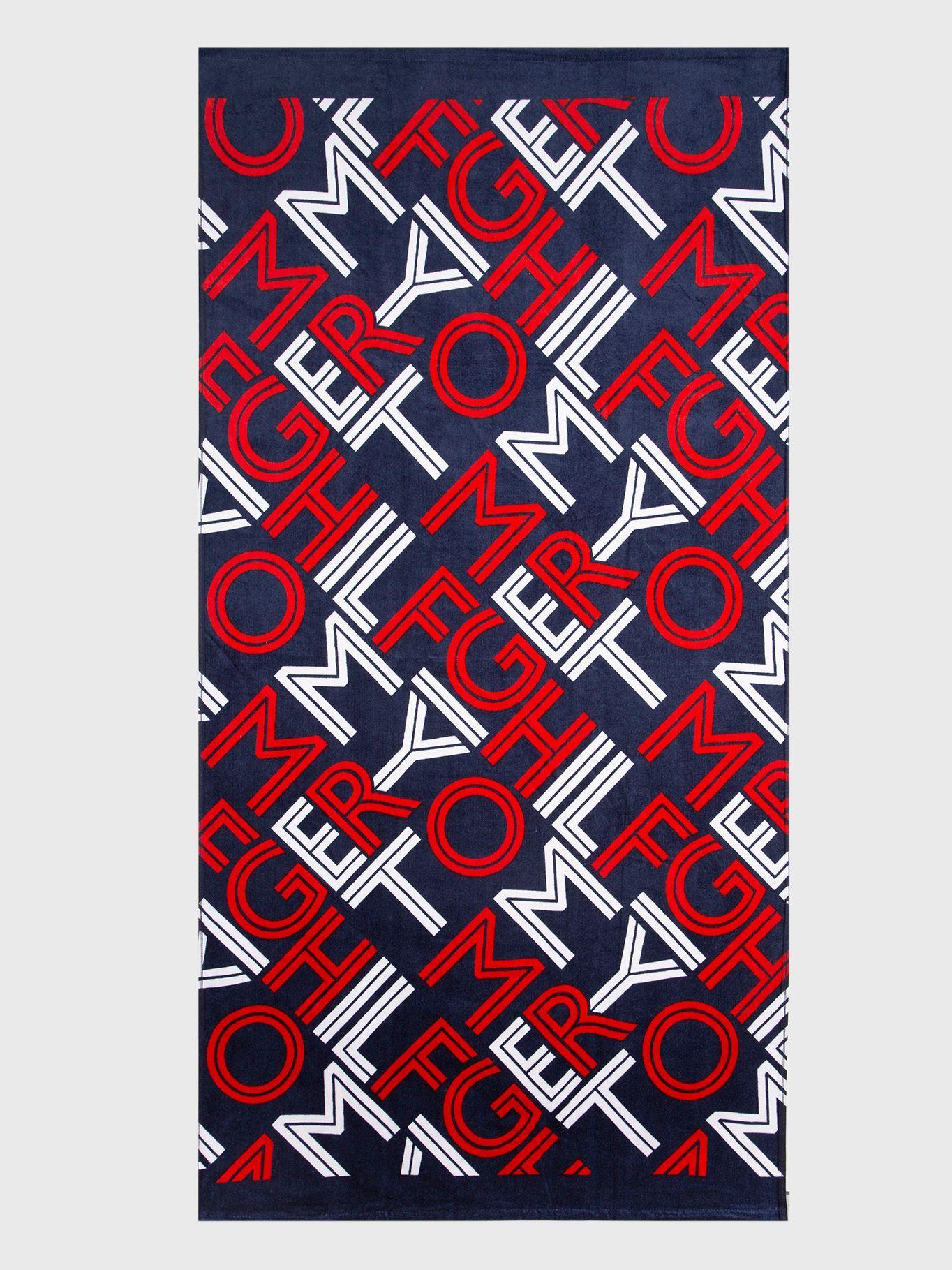 Toalla De Playa Logo Azul Tommy Hilfiger MY2-0