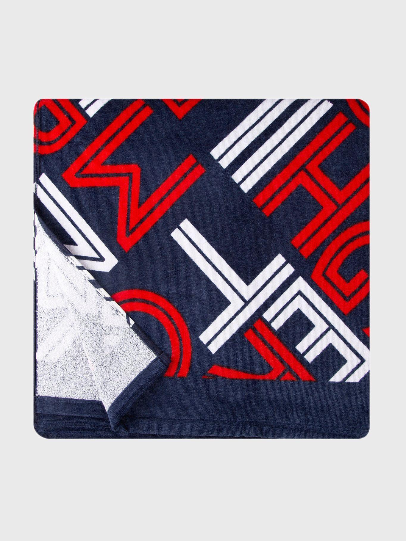 Toalla De Playa Logo Azul Tommy Hilfiger MY2-1