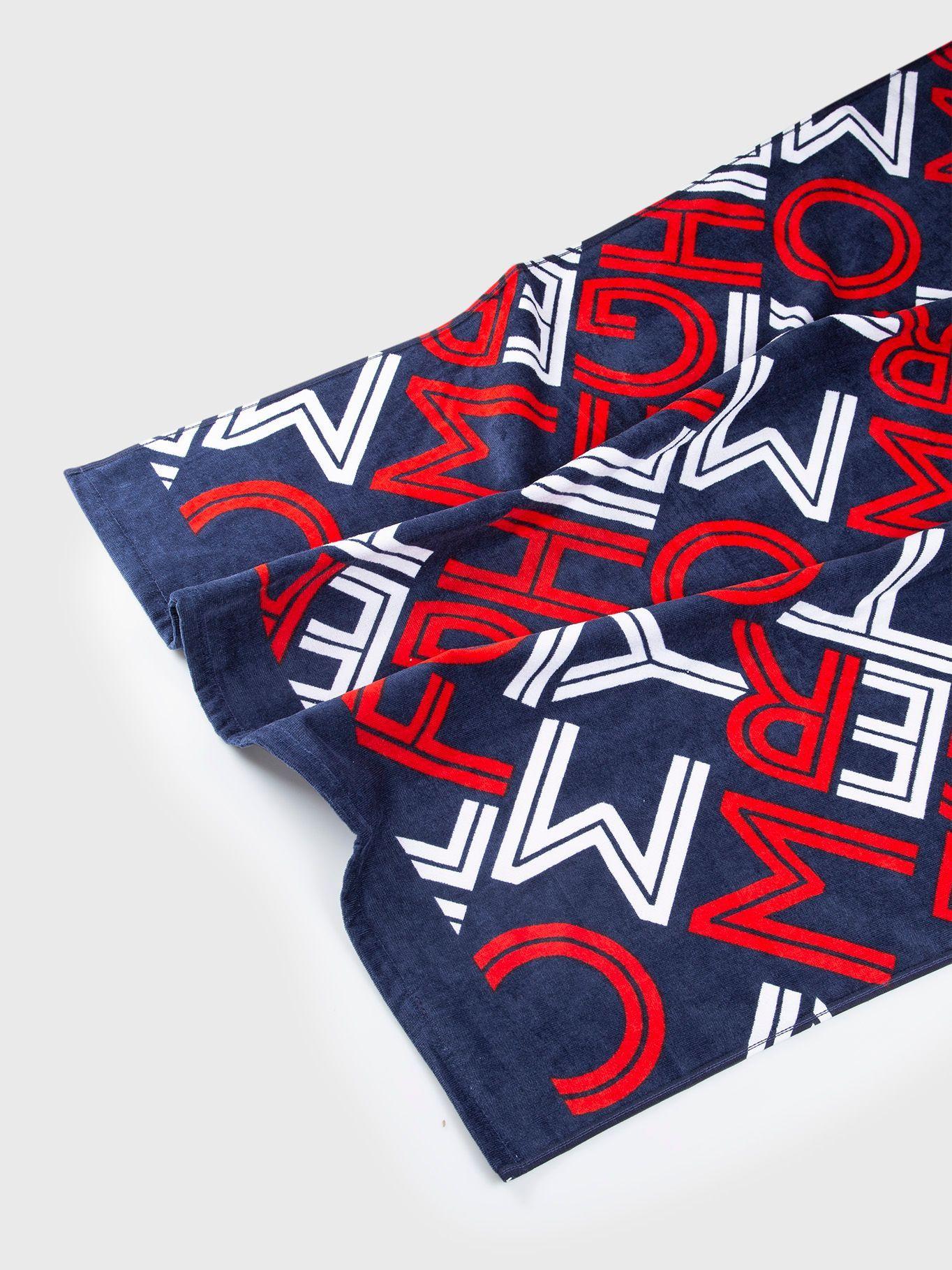 Toalla De Playa Logo Azul Tommy Hilfiger MY2-2