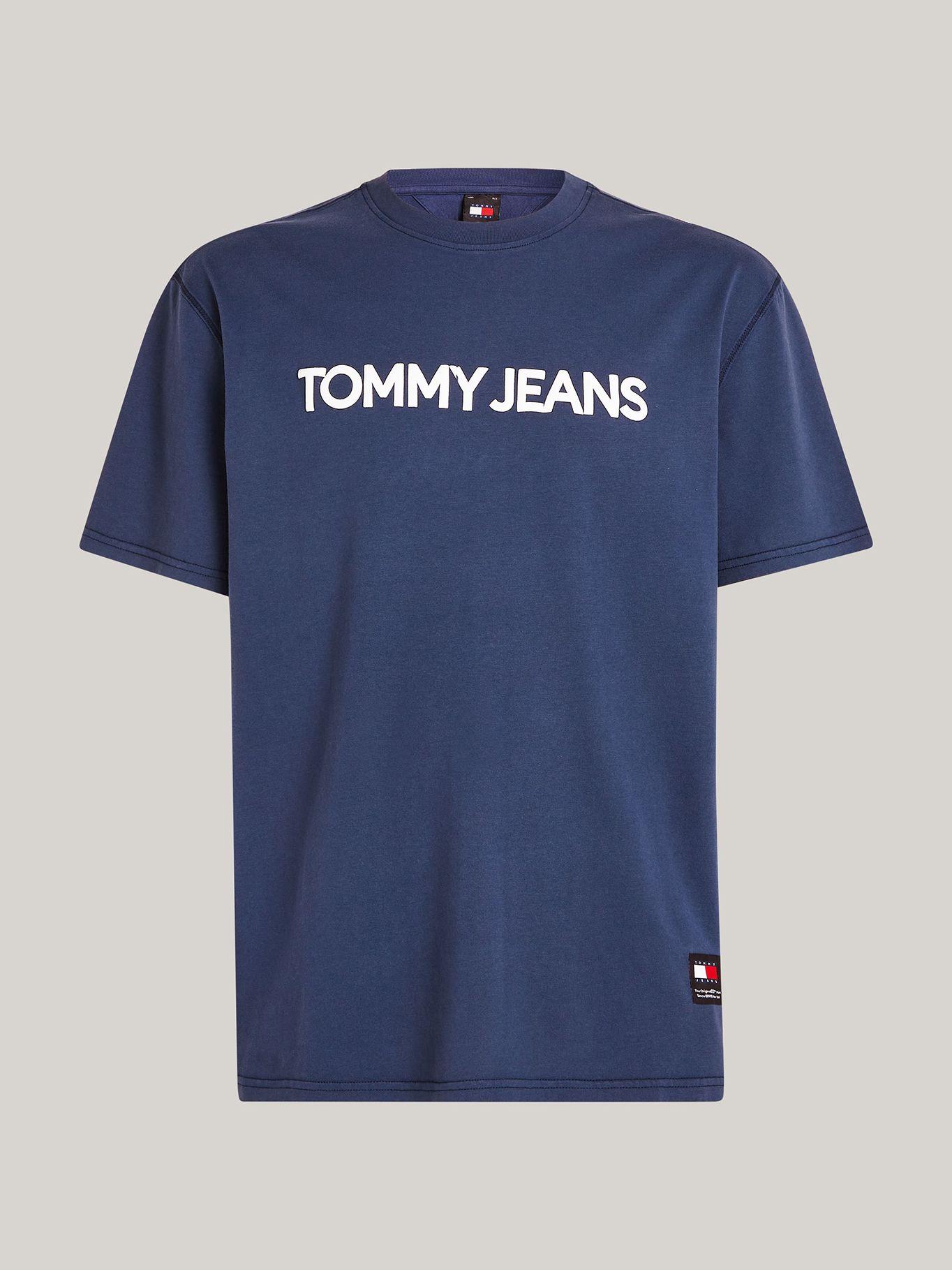 Polera New Classic Con Logo Azul Tommy Jeans-4