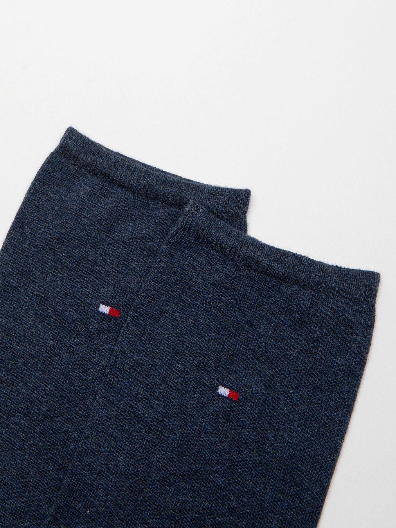 Pack De 2 Calcetines Logo Bordado Azul Tommy Hilfiger-2