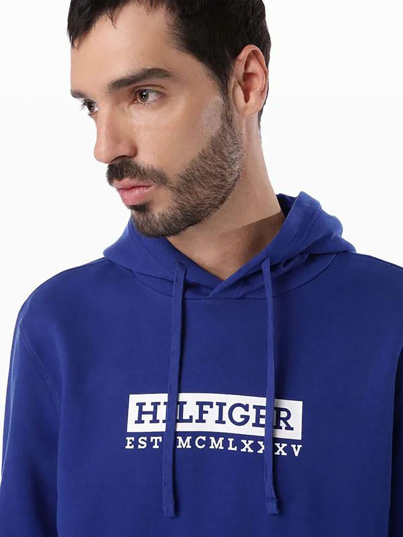 Polerón Hoodie Colour Colour_ Logo Azul Tommy Hilfiger-3