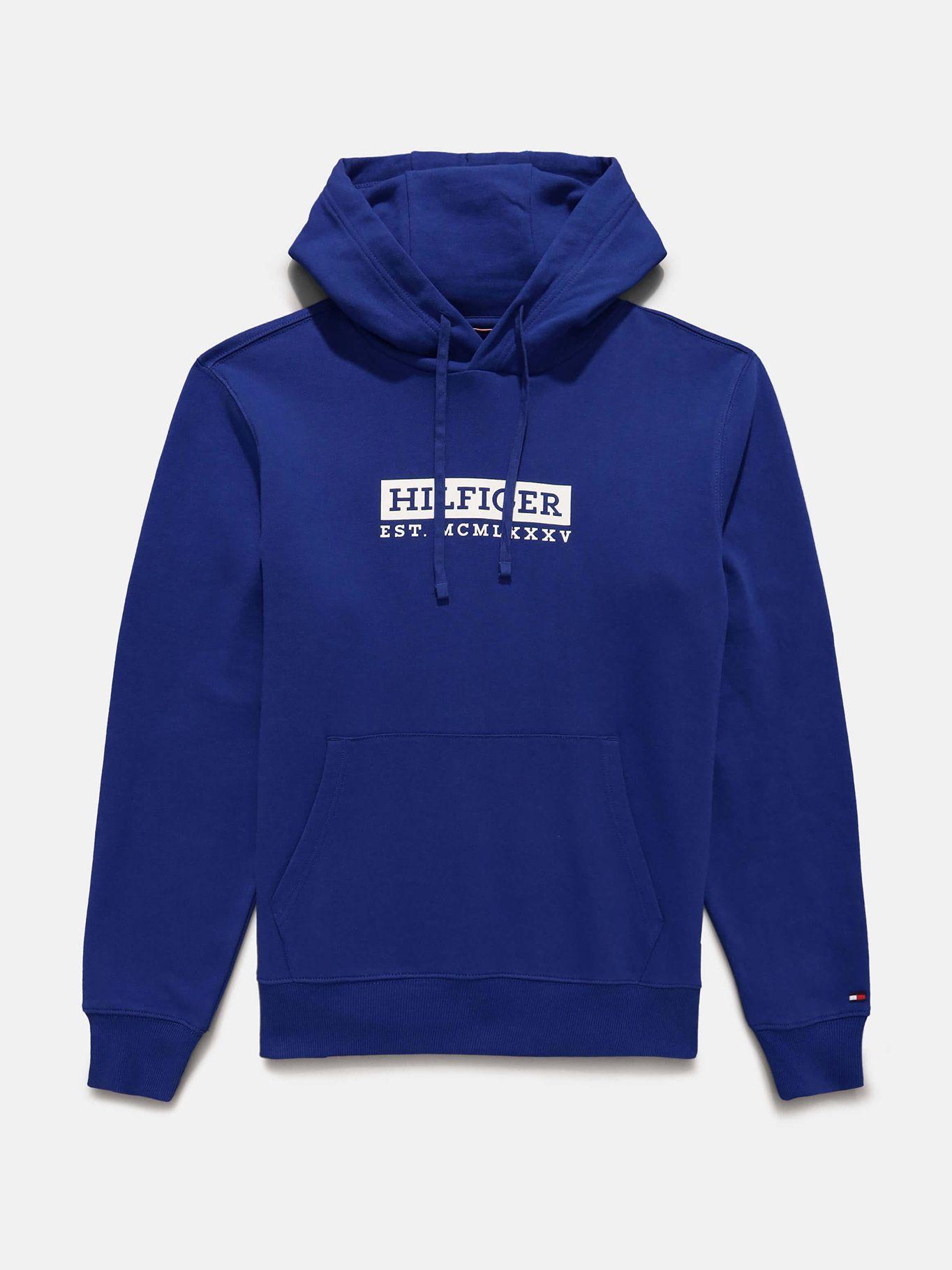 Polerón Hoodie Colour Colour_ Logo Azul Tommy Hilfiger-5