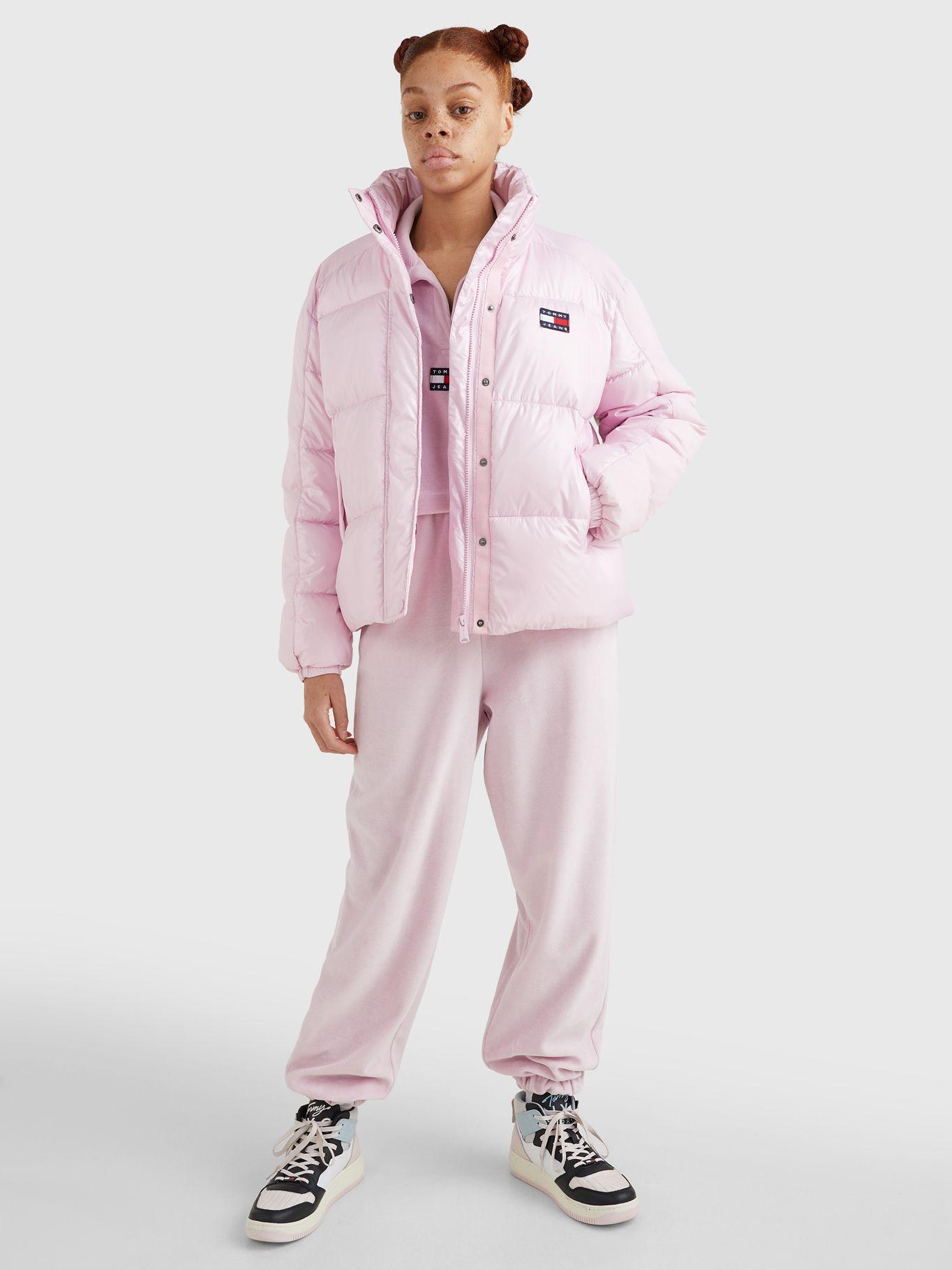 Parka Acolchada Tonal Rosado Tommy Hilfiger-1