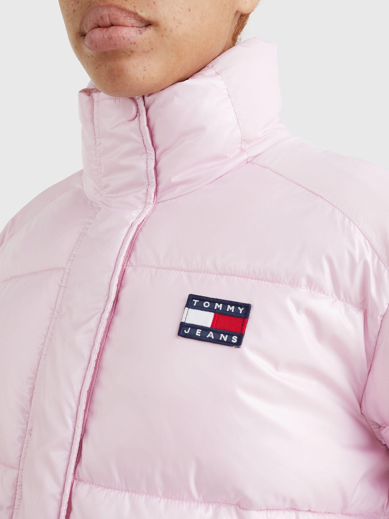 Parka Acolchada Tonal Rosado Tommy Hilfiger-3