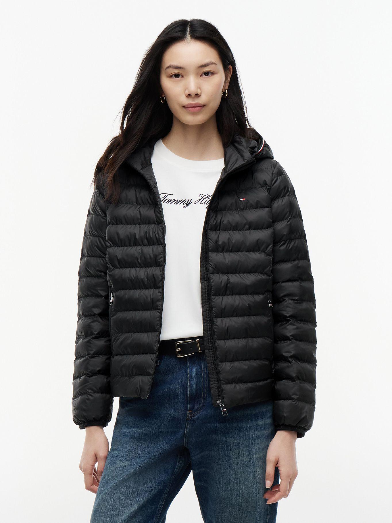 Parka Acolchada Con Logo Bordado-0