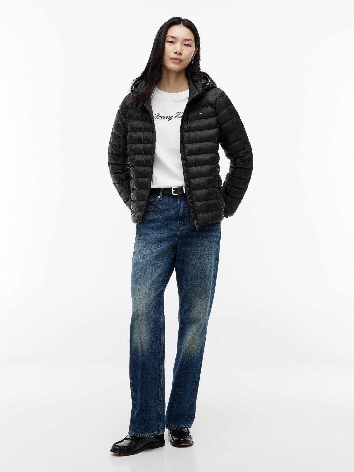 Parka Acolchada Con Logo Bordado-1