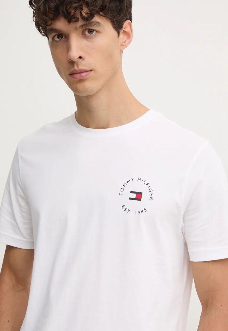 Polera Con Logo Circular Blanco Tommy Hilfiger-3