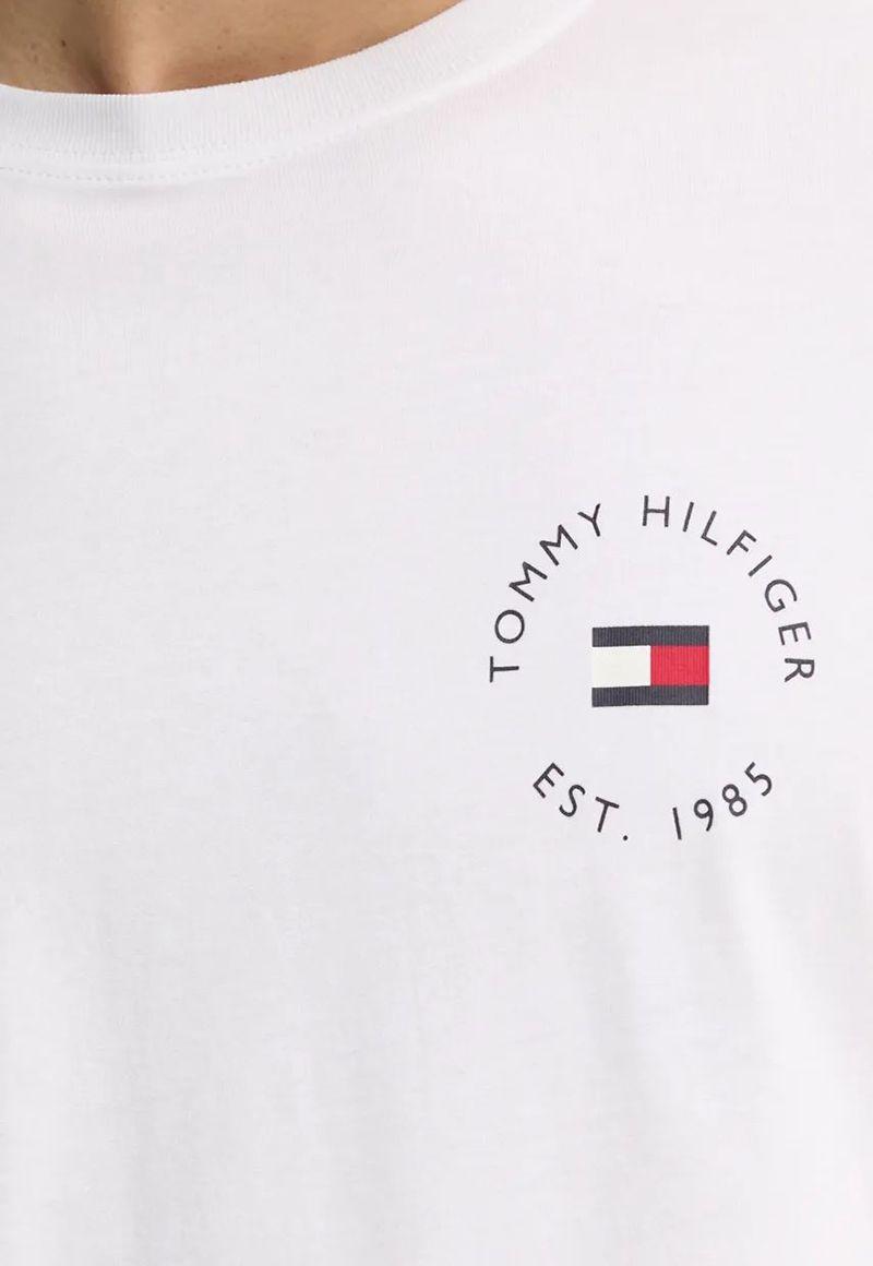 Polera Con Logo Circular Blanco Tommy Hilfiger-4