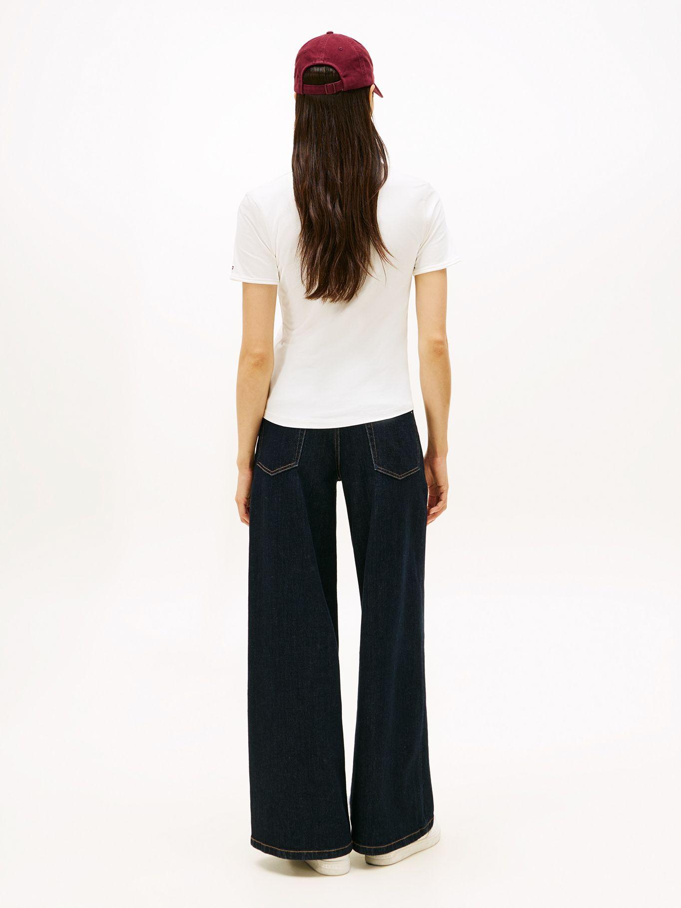 Polera Varsity Slim Fit Blanco Tommy Hilfiger-2