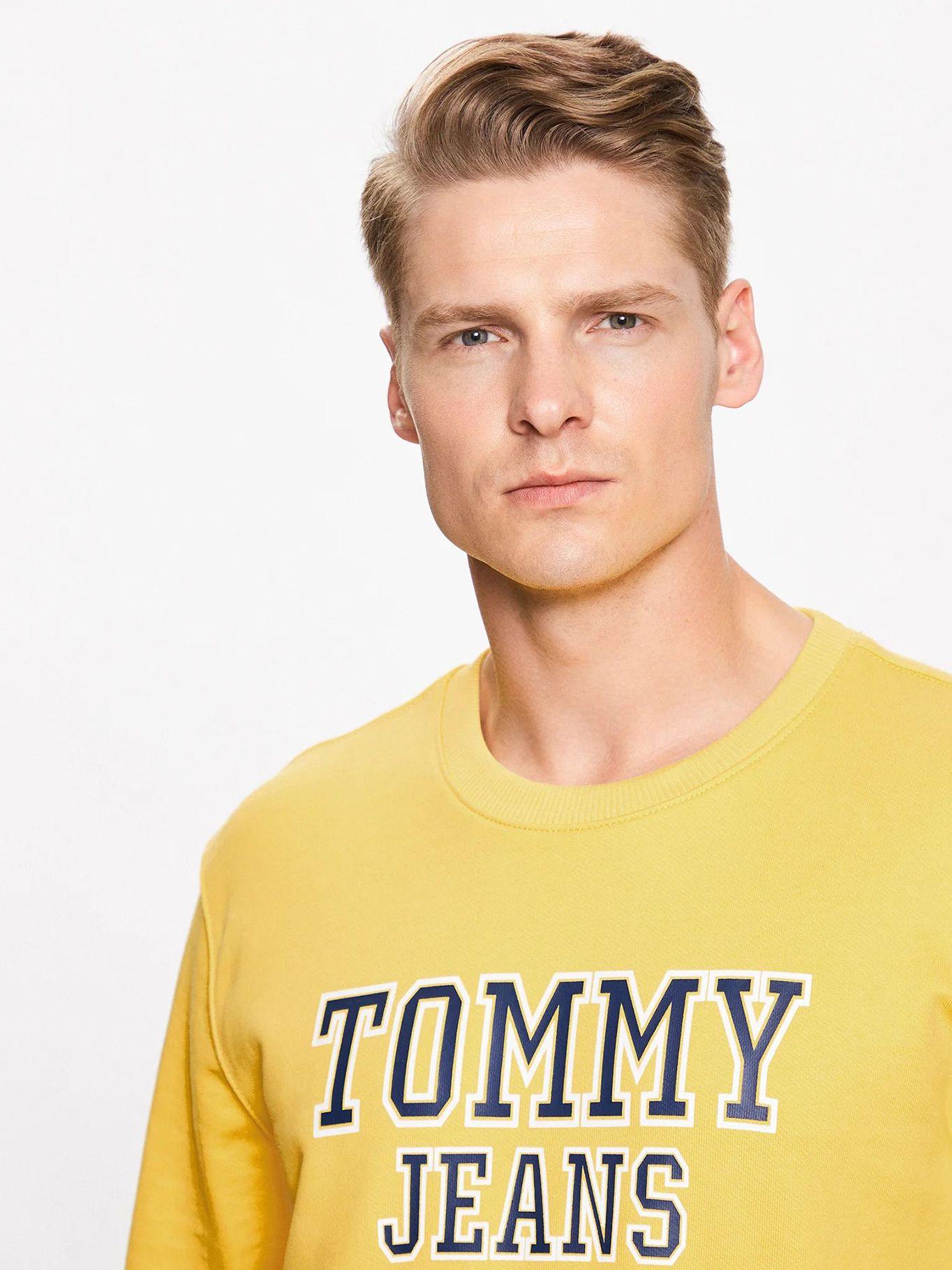 Polerón Regular Entry Graphic Amarillo Tommy Jeans-3