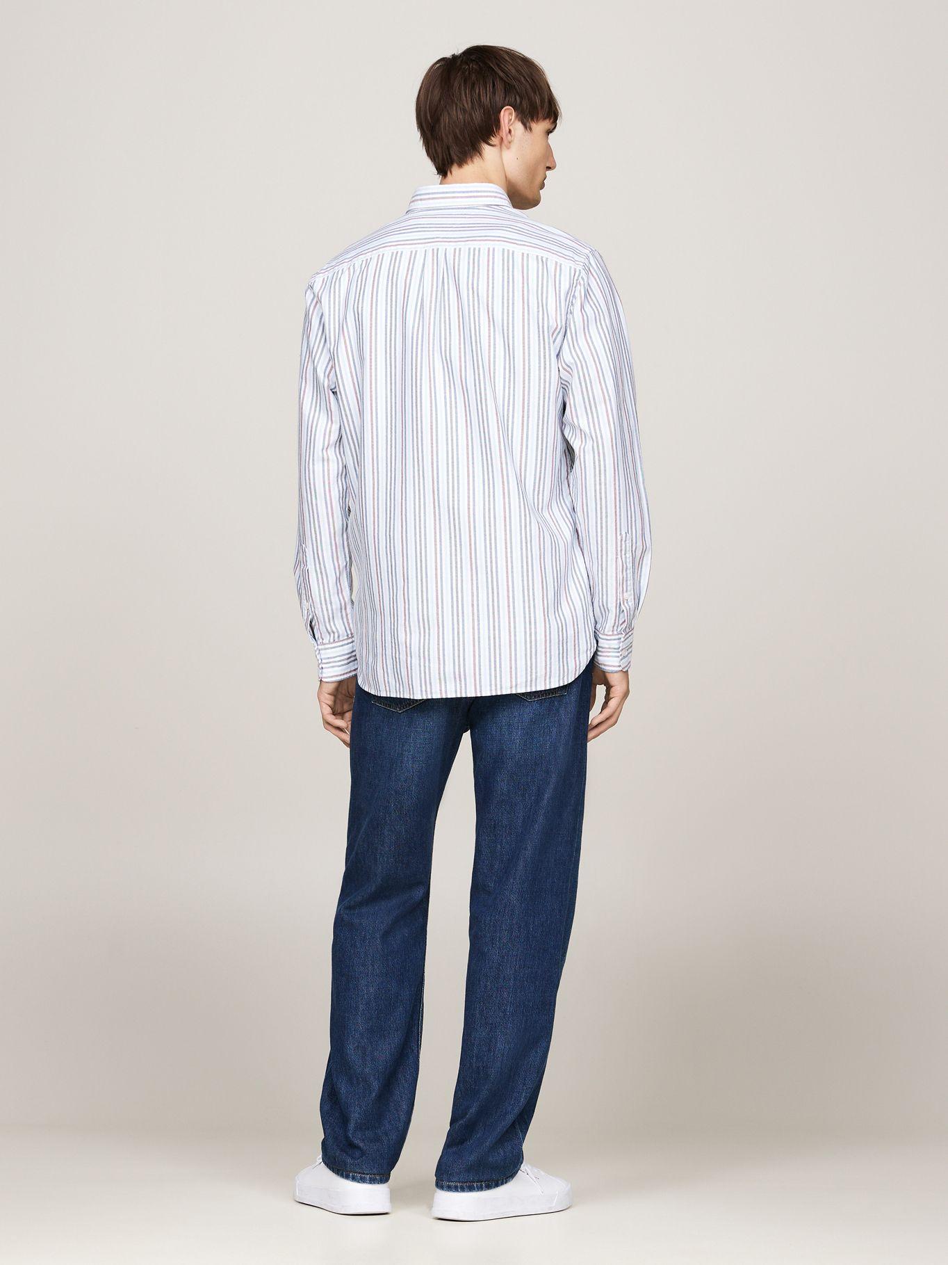 Camisa Stripe Oxford Regular Multicolor Tommy Hilfiger-2