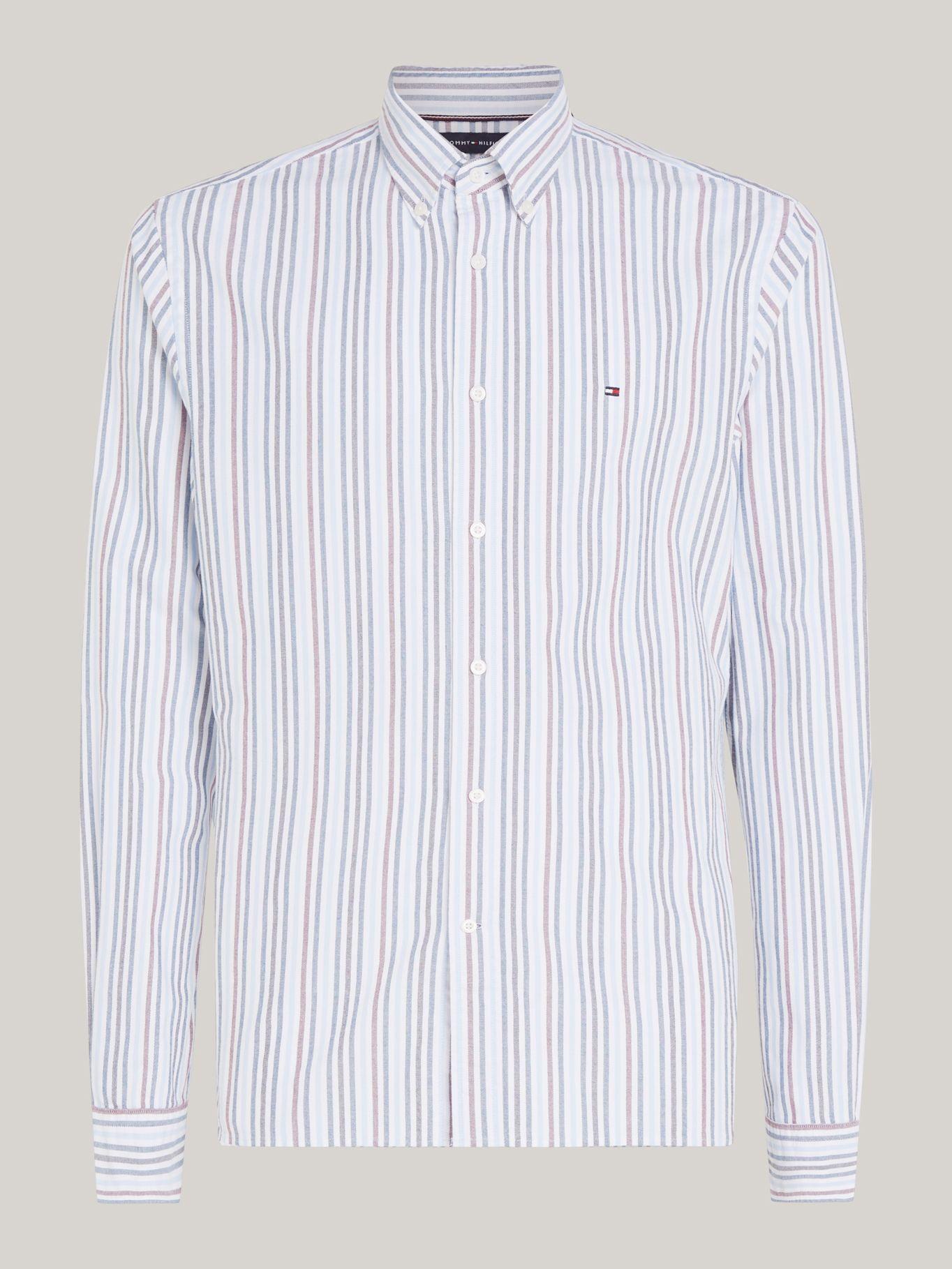 Camisa Stripe Oxford Regular Multicolor Tommy Hilfiger-4
