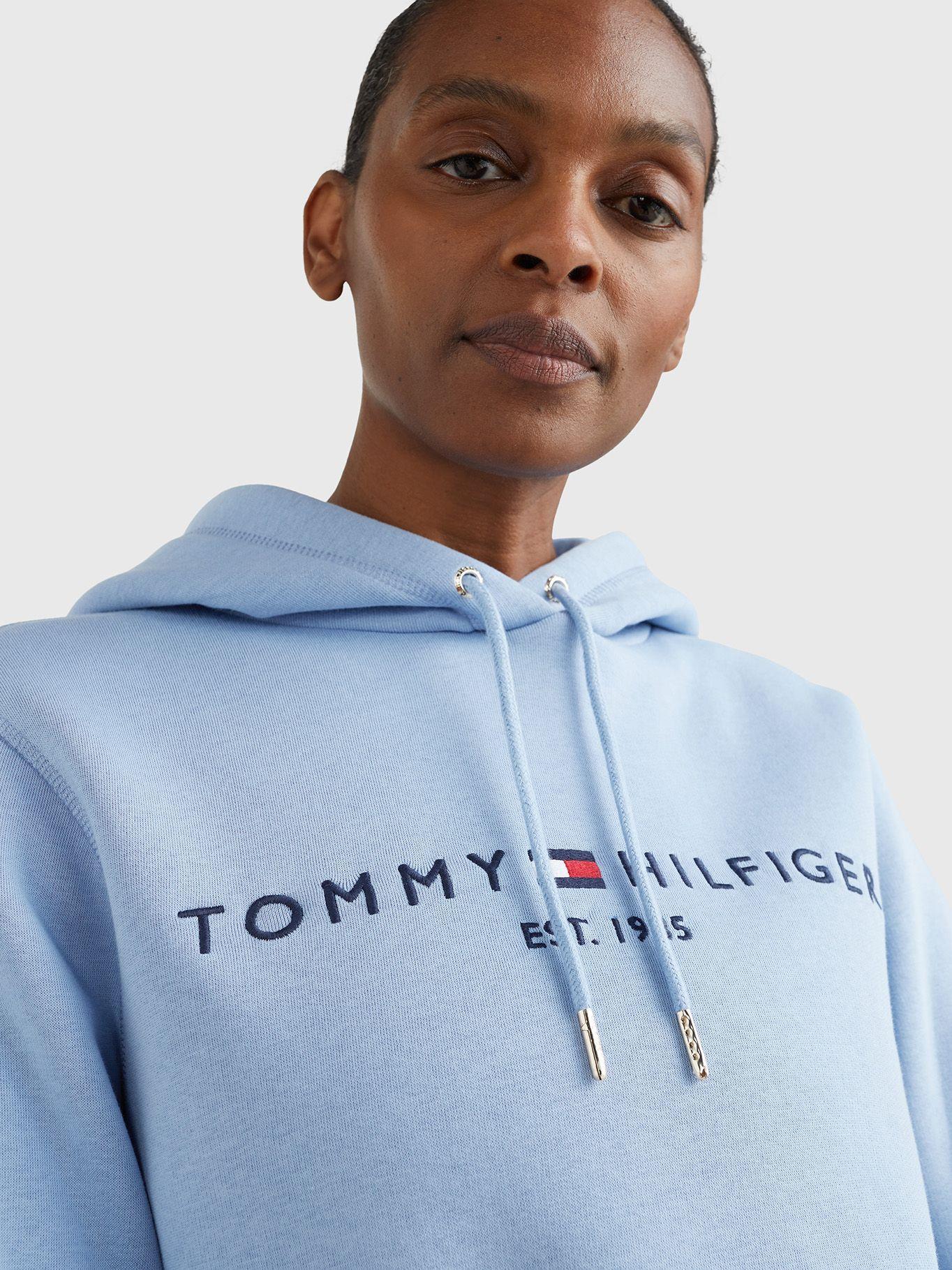 Polerón Hoodie Essential Celeste Tommy Hilfiger-4