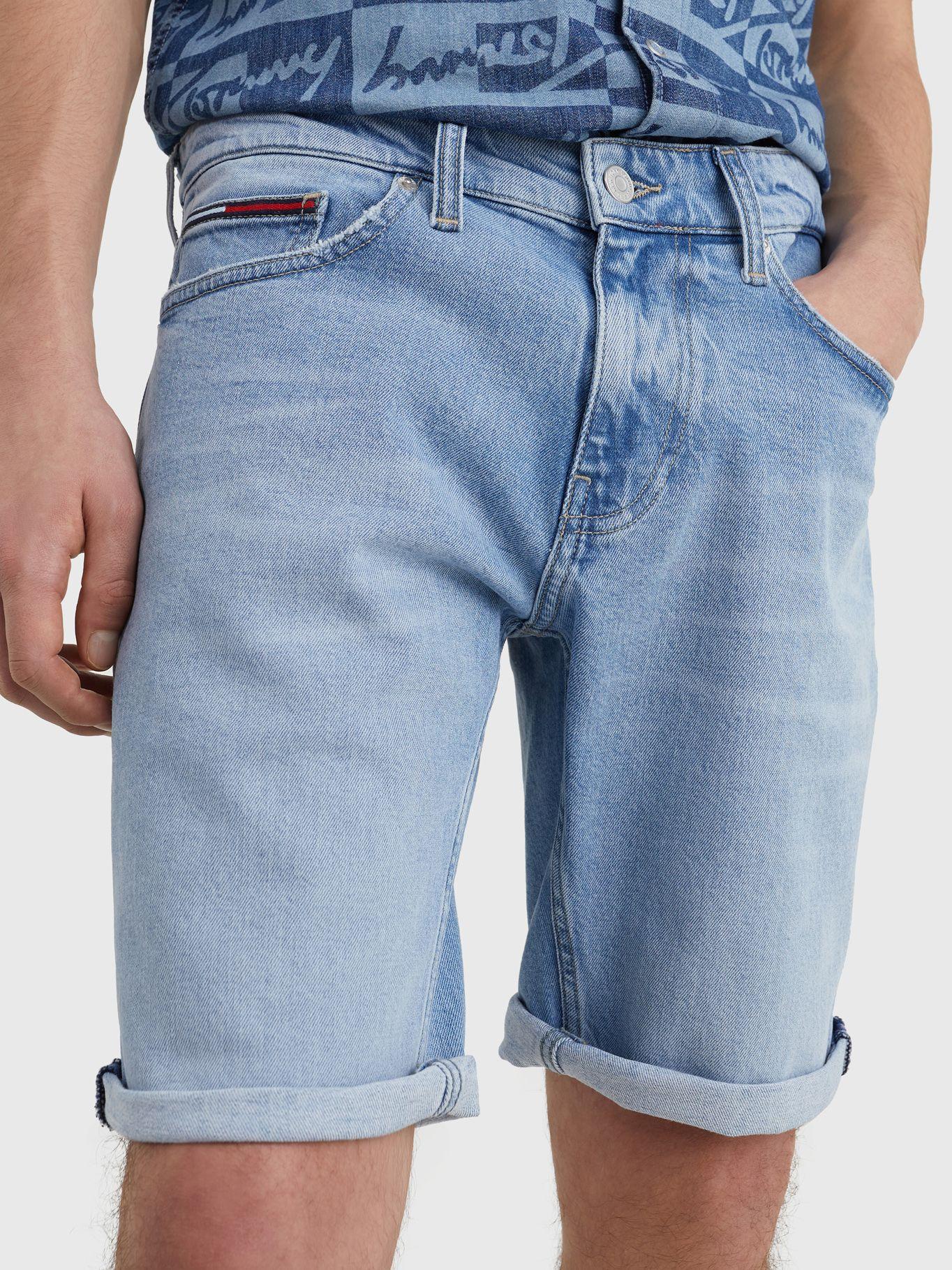Shorts Denim Slim Fit Celeste Tommy Jeans JN2-3