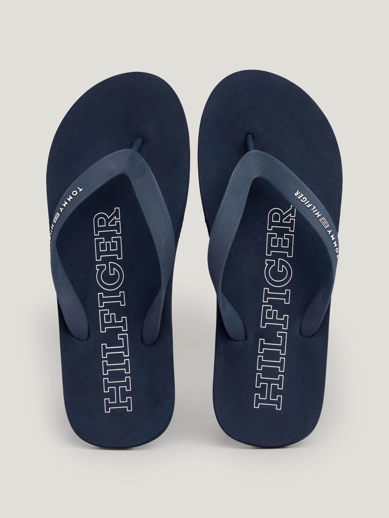 Sandalia Playeras Con Logo Azul Tommy Hilfiger-2