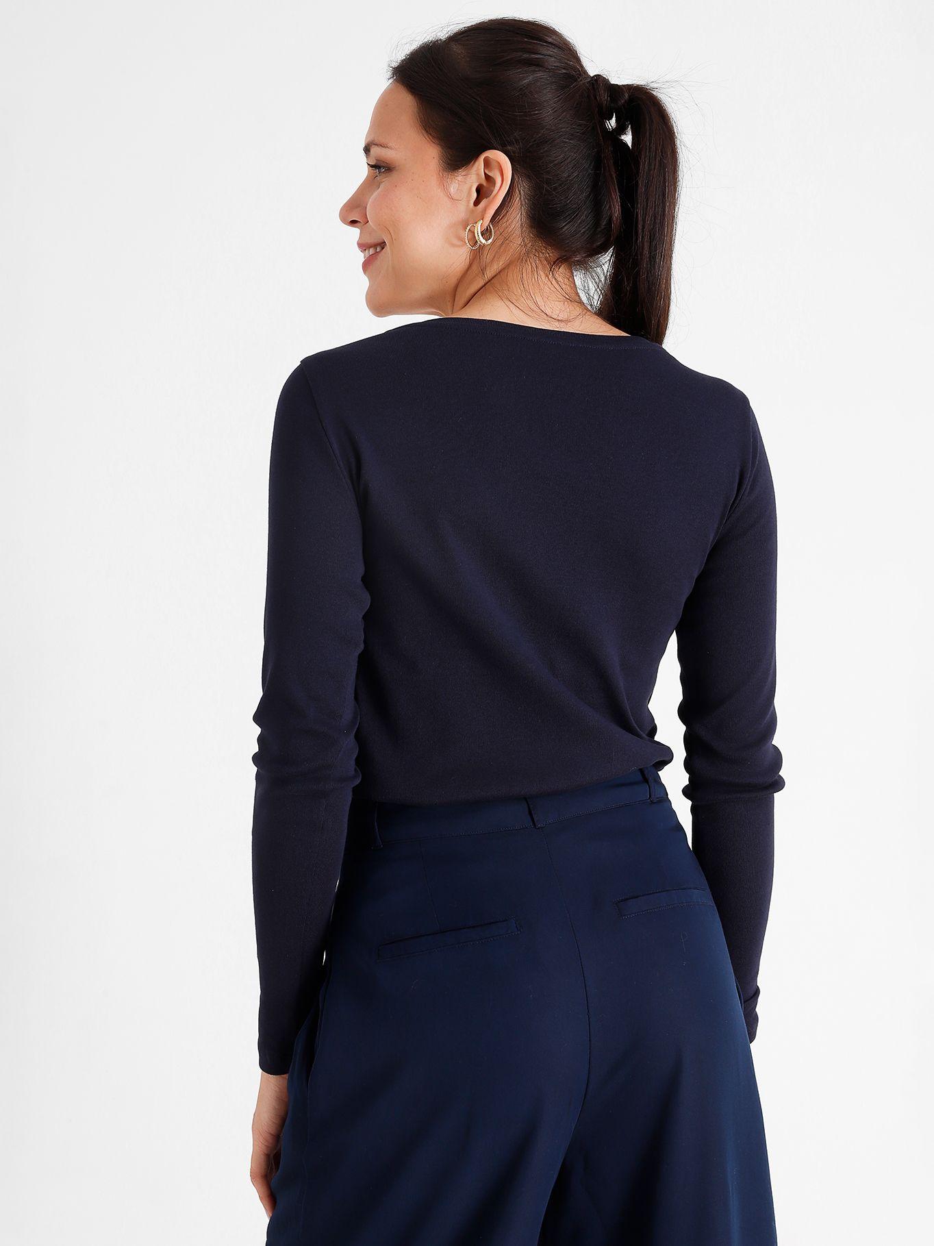 Polera Clasica C-Neck Azul Tommy Hilfiger-1