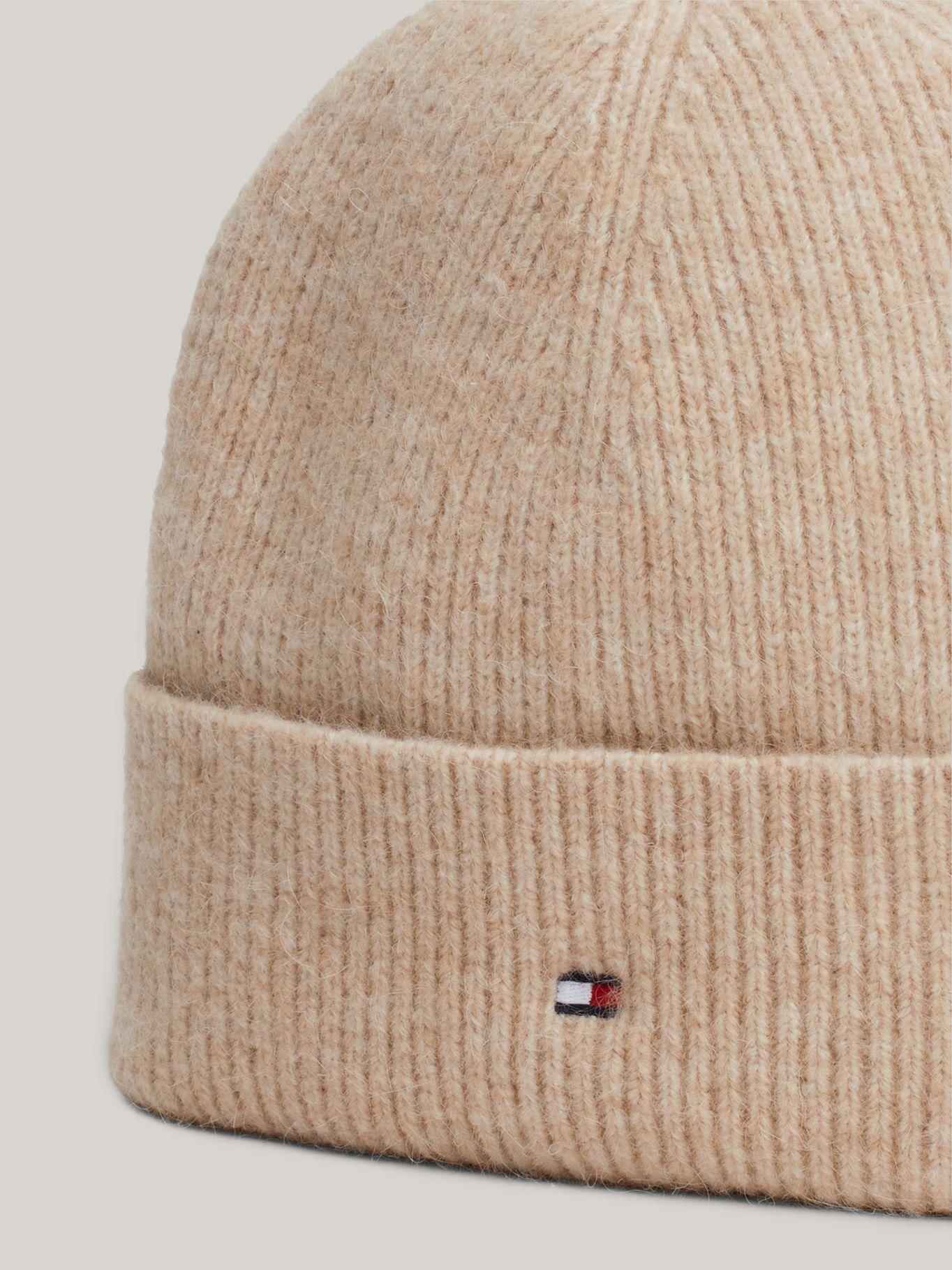 Beanie Essential Con Logo Beige Tommy Hilfiger-2