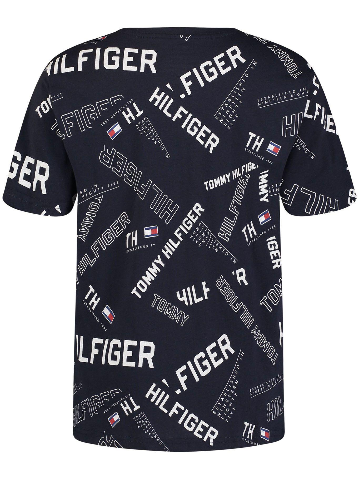 Polera Multi Logos Azul Tommy Hilfiger-1