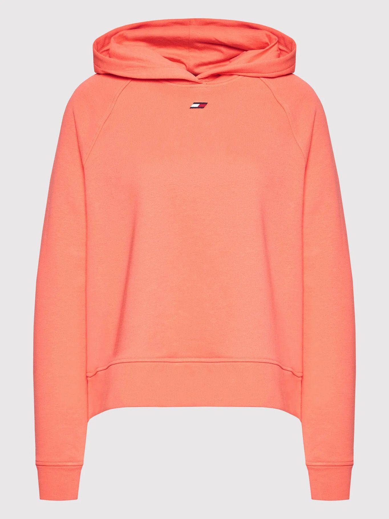Polerón Sports Hoodie Con Logo Coral Tommy Hilfiger-4