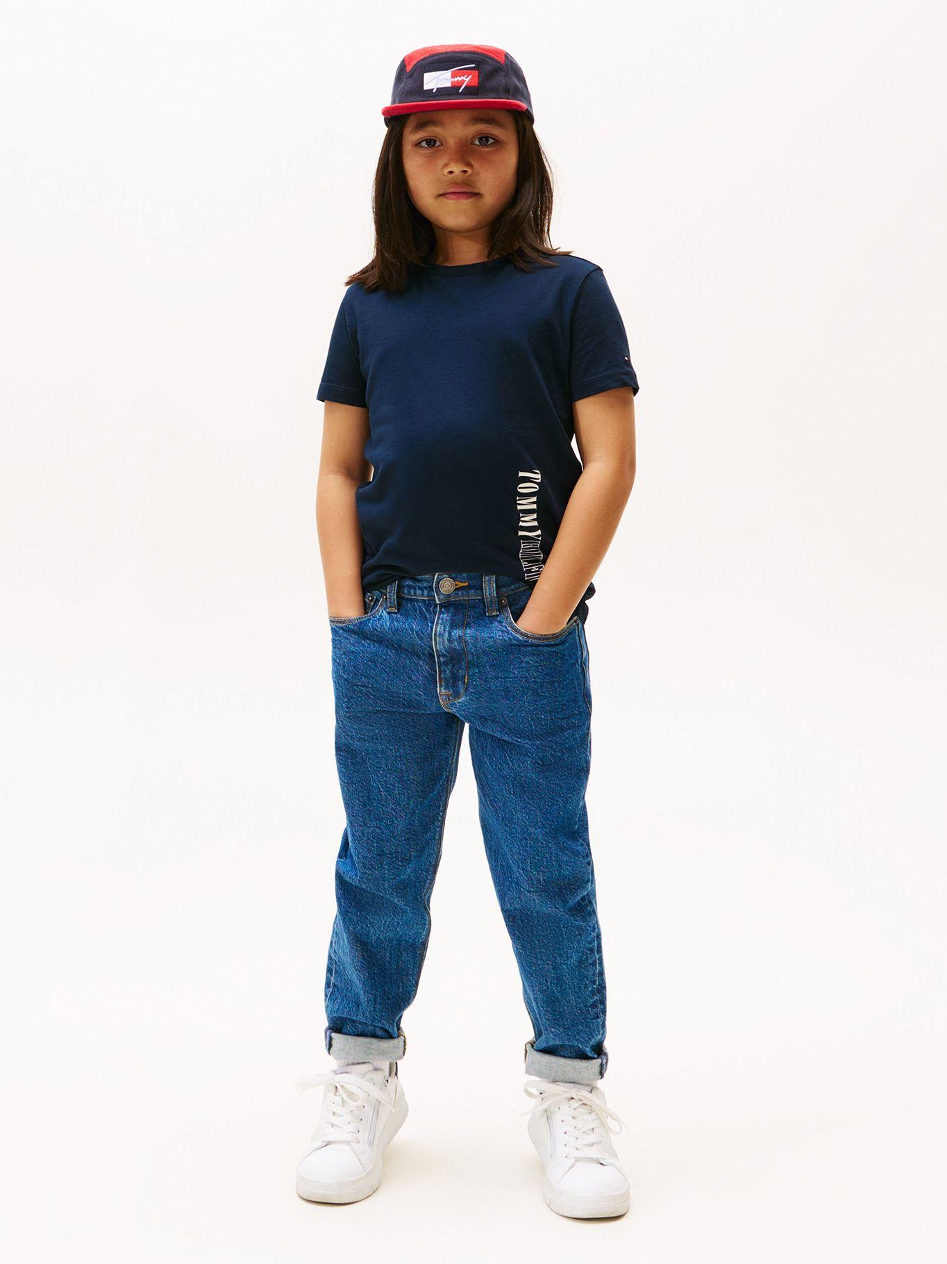 Polera Y Logo Gráfico Azul Tommy Hilfiger-1