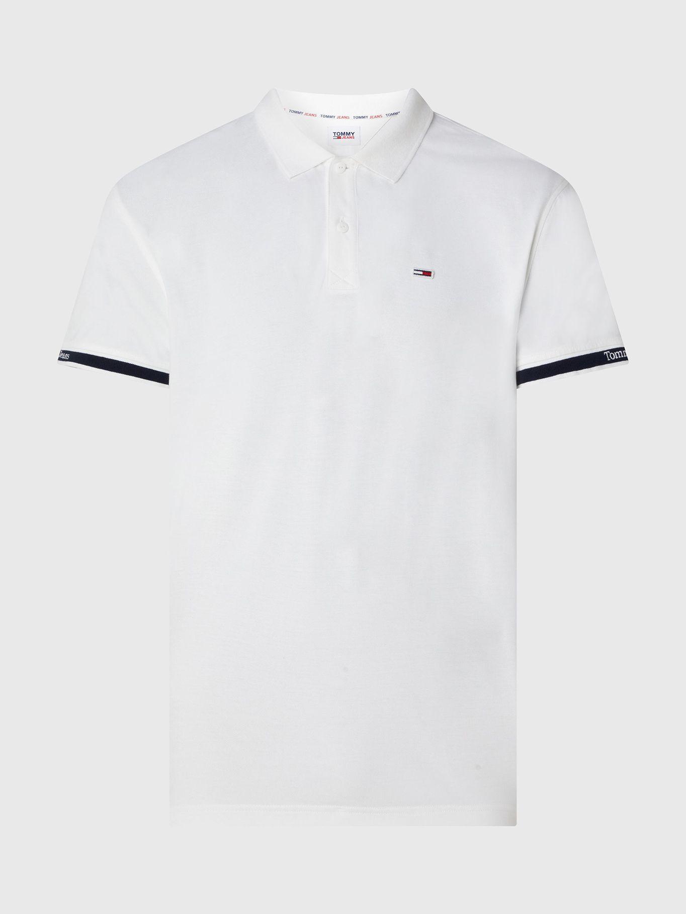 Polo Classic Essential Con Logo Blanco Tommy Hilfiger-4