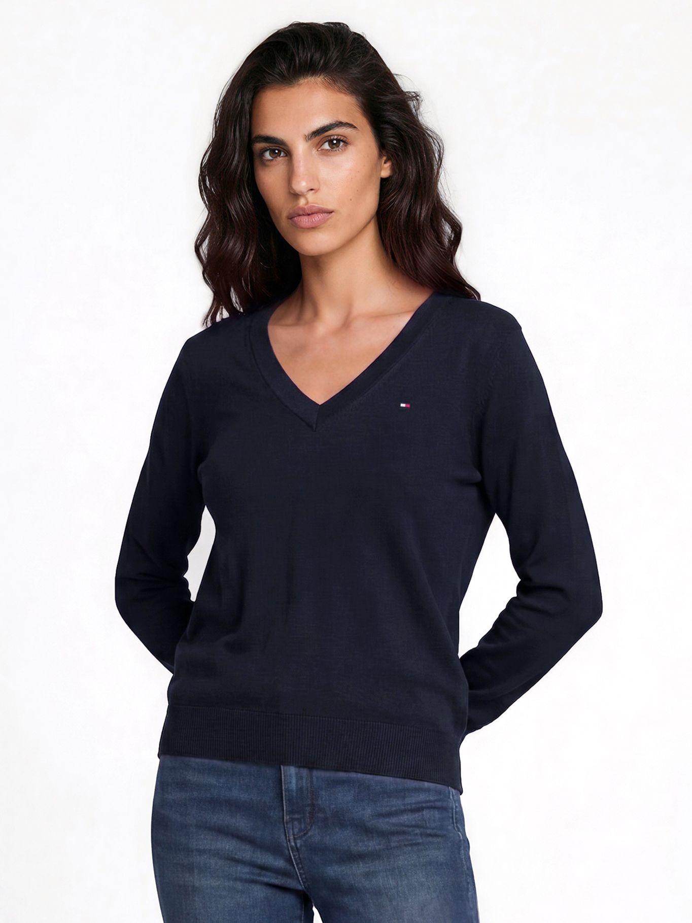 Sweater Con Diseño De Rayas Azul Tommy Hilfiger-0