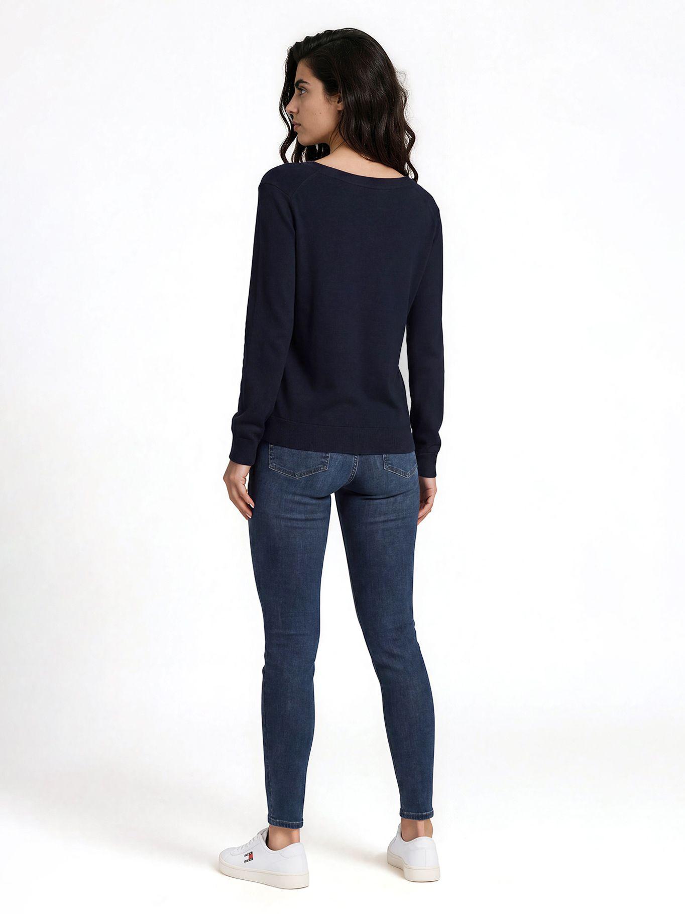 Sweater Con Diseño De Rayas Azul Tommy Hilfiger-2